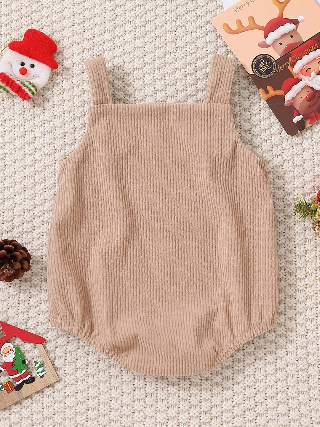 Brown Regular Cotton Rompers