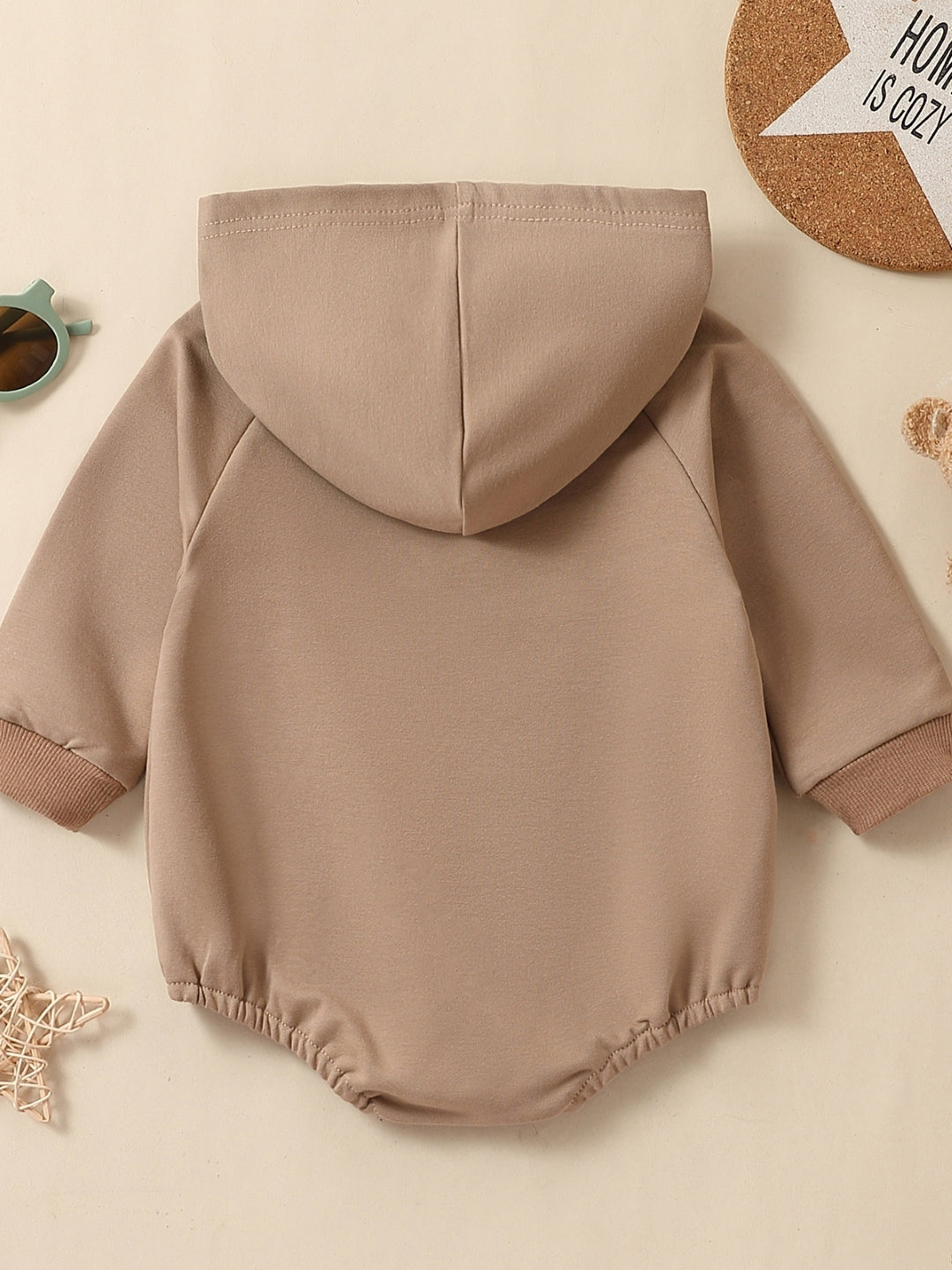 Brown Regular Cotton Rompers