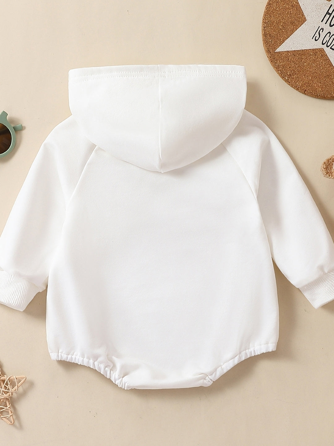 White Regular Cotton Rompers