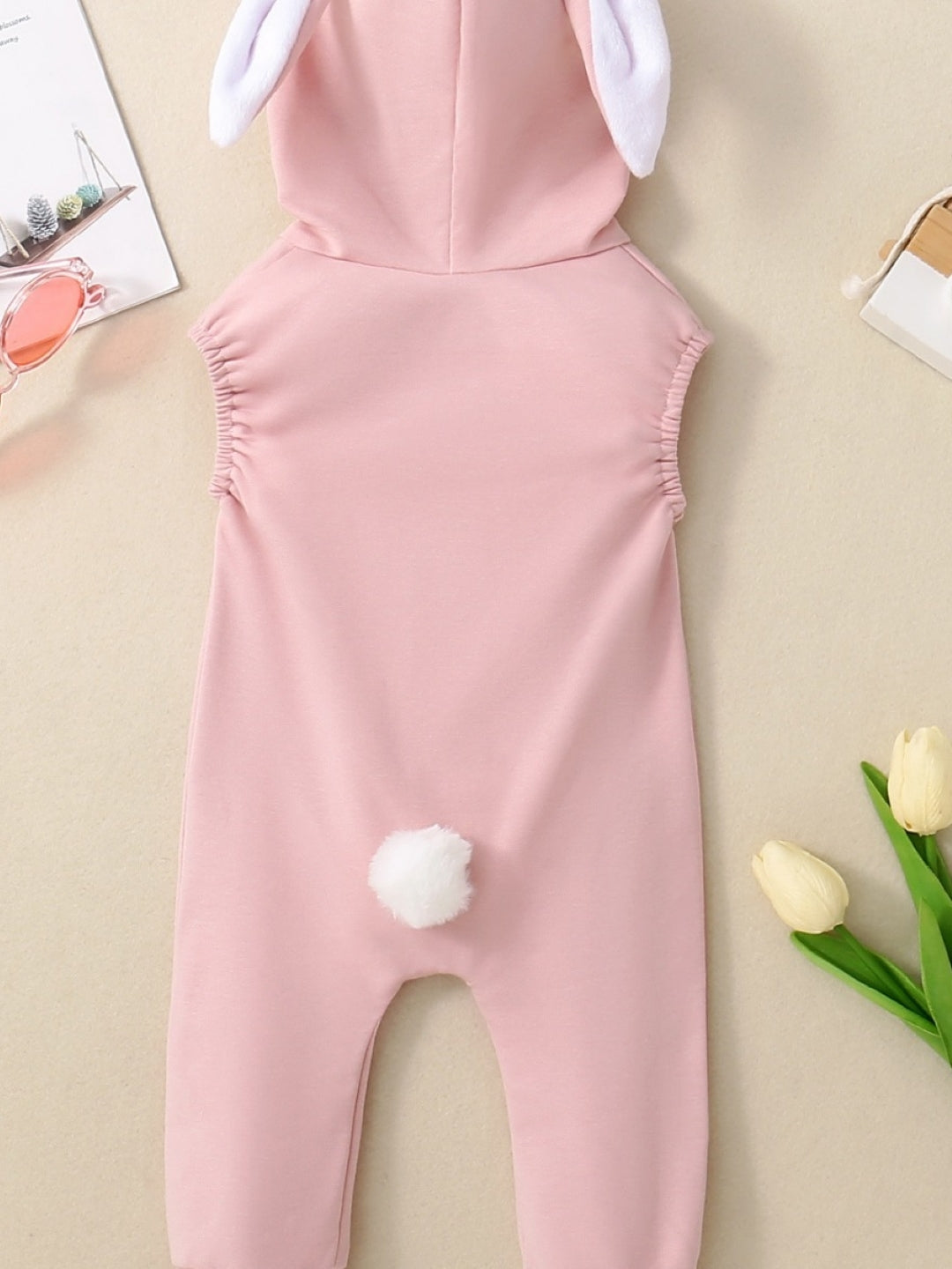 Pink Regular Cotton Rompers