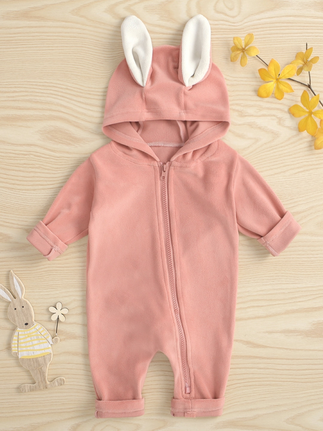 Pink Regular Cotton Rompers