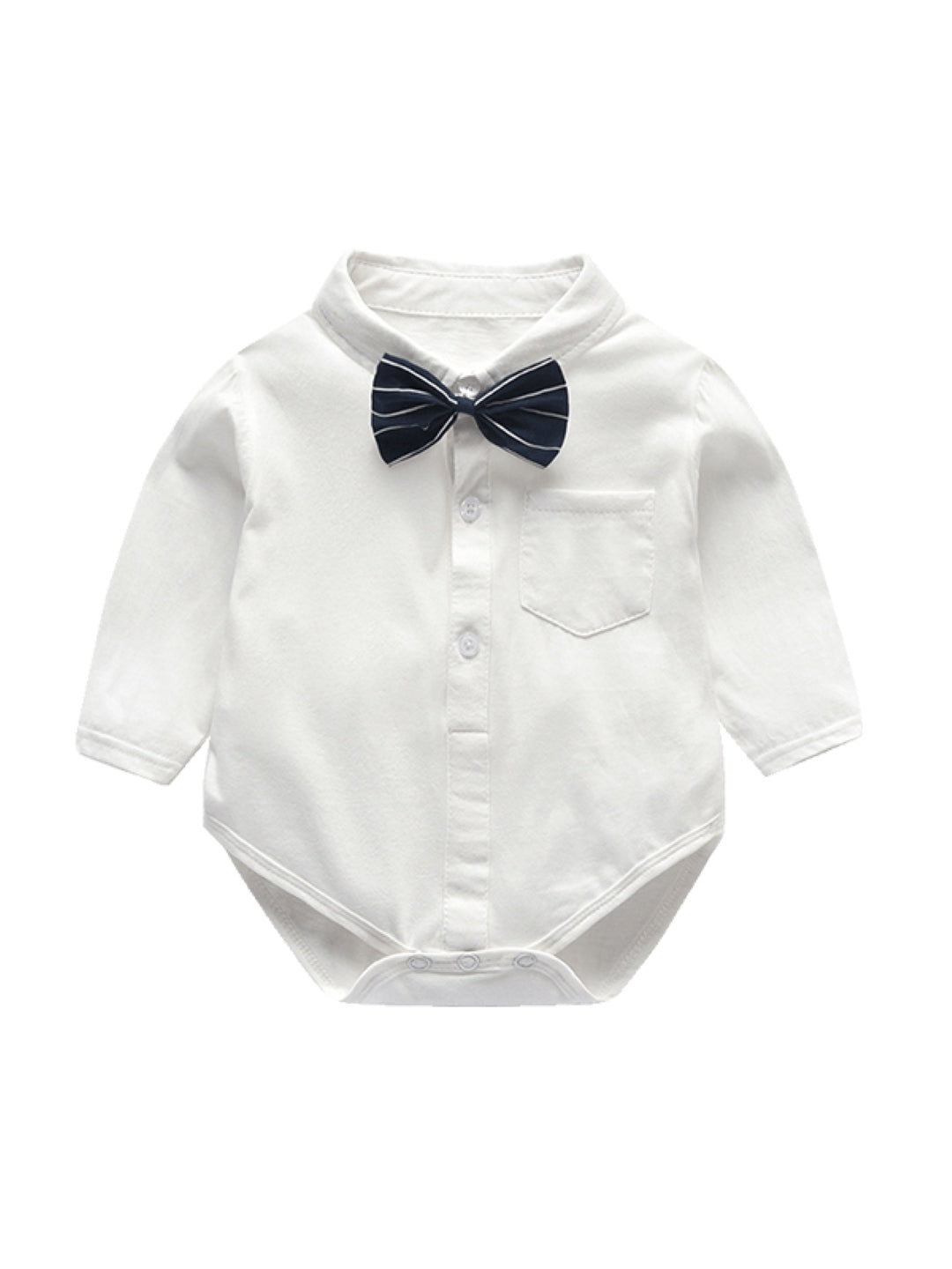 White Cotton Kids Romper