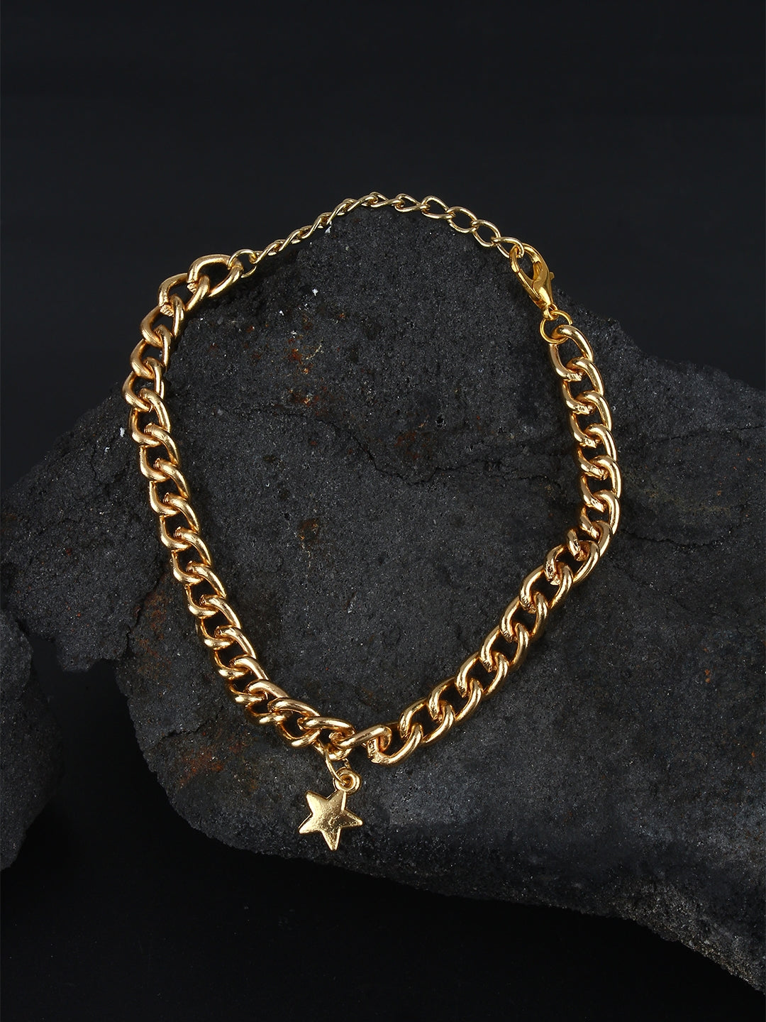 Gold-Plated Charms Bracelet
