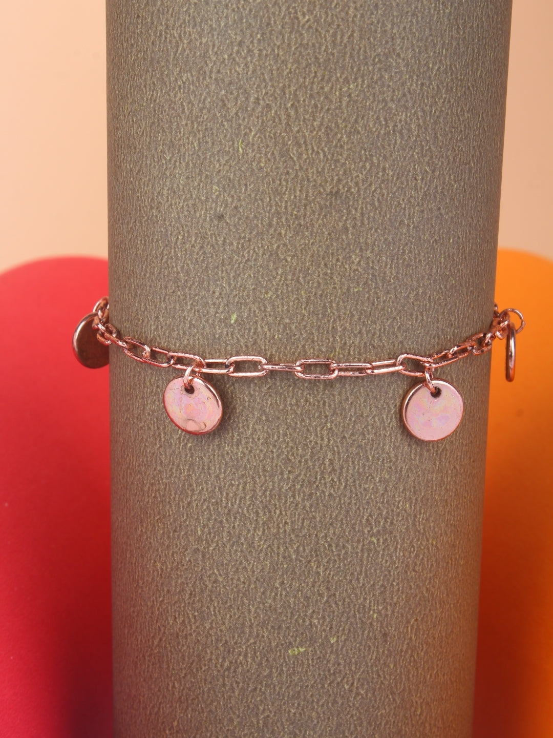 Rose Gold-Plated Charms Bracelet