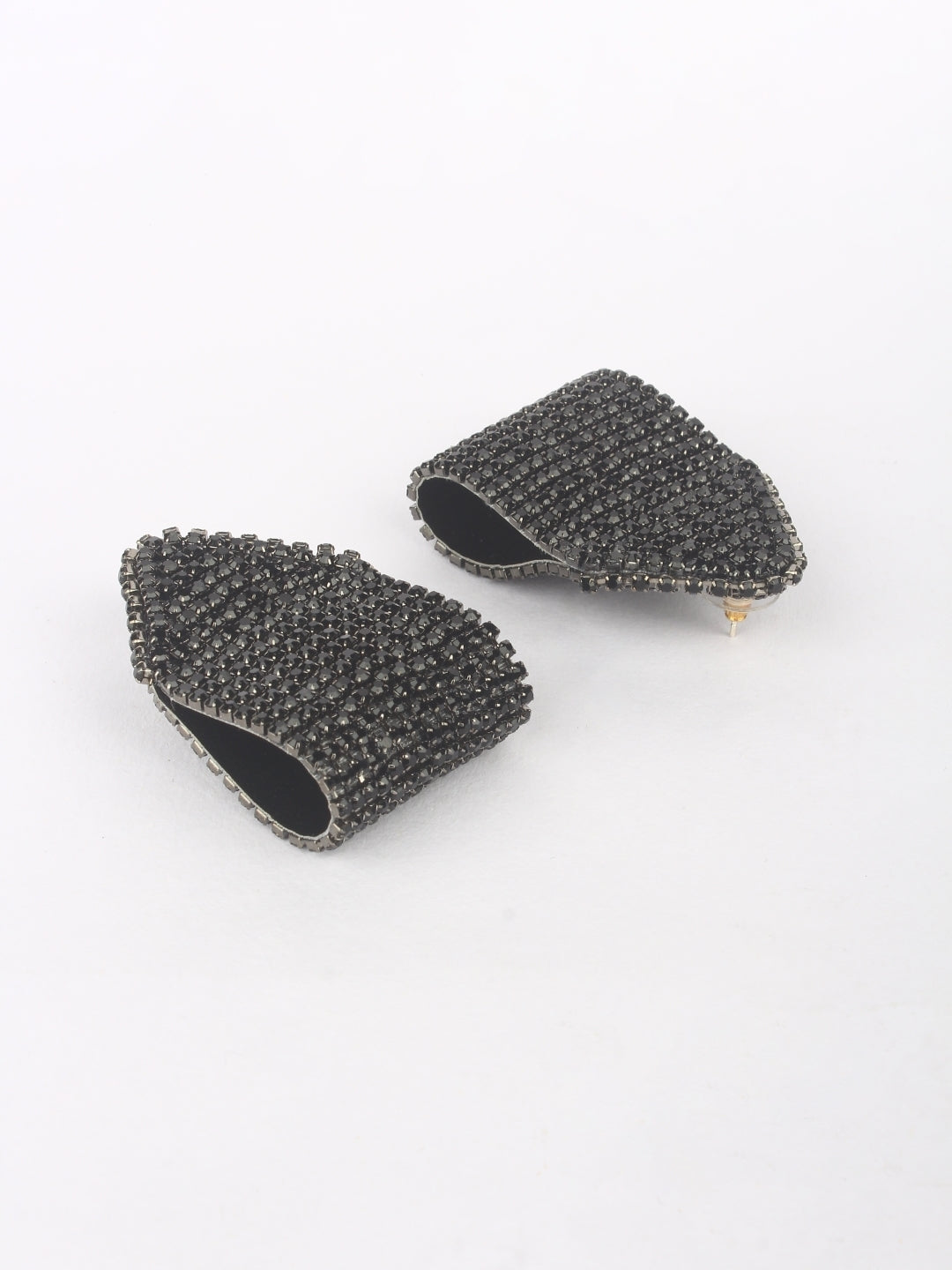 Brass-Plated Brass Contemporary Handcrafted Studs