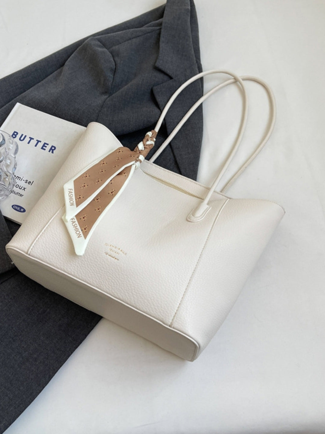 PU Structured Shoulder Bag