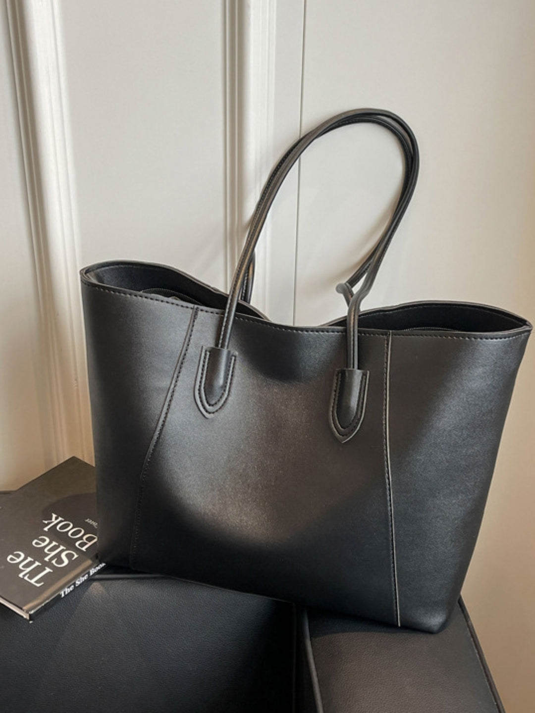 PU Structured Shoulder Bag