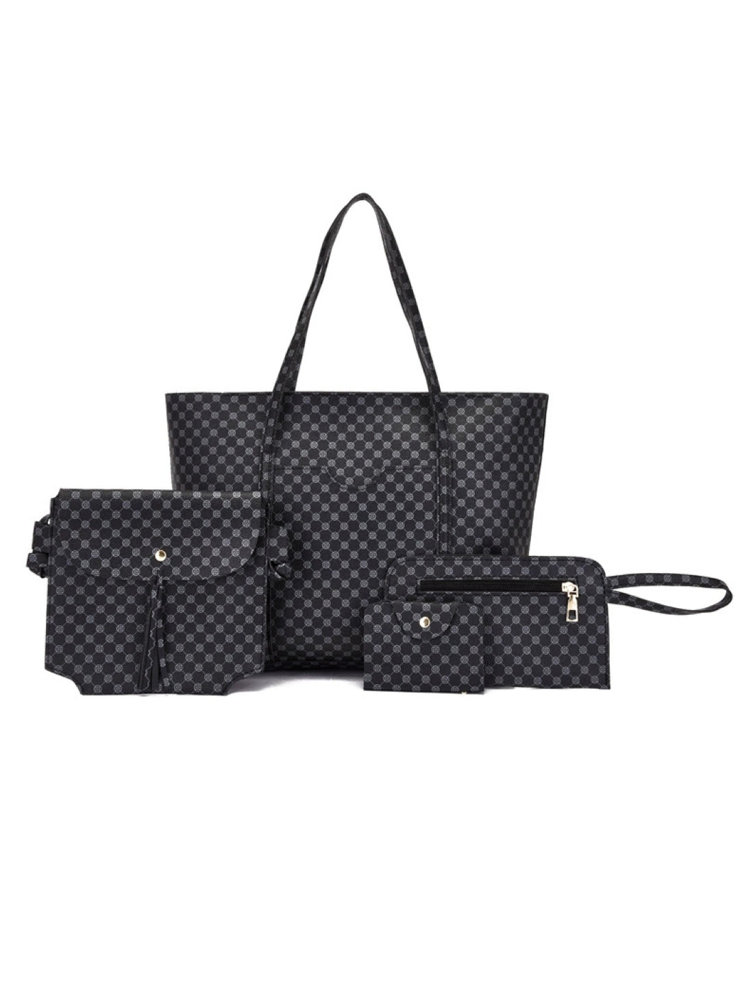 Combo of 4 PU Structured Shoulder Bag