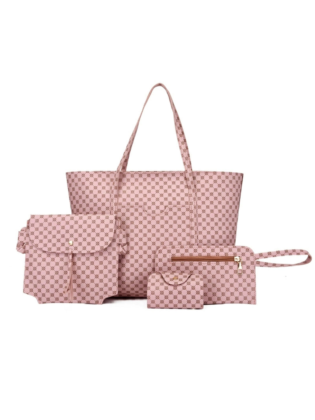 Combo of 4 PU Structured Shoulder Bag