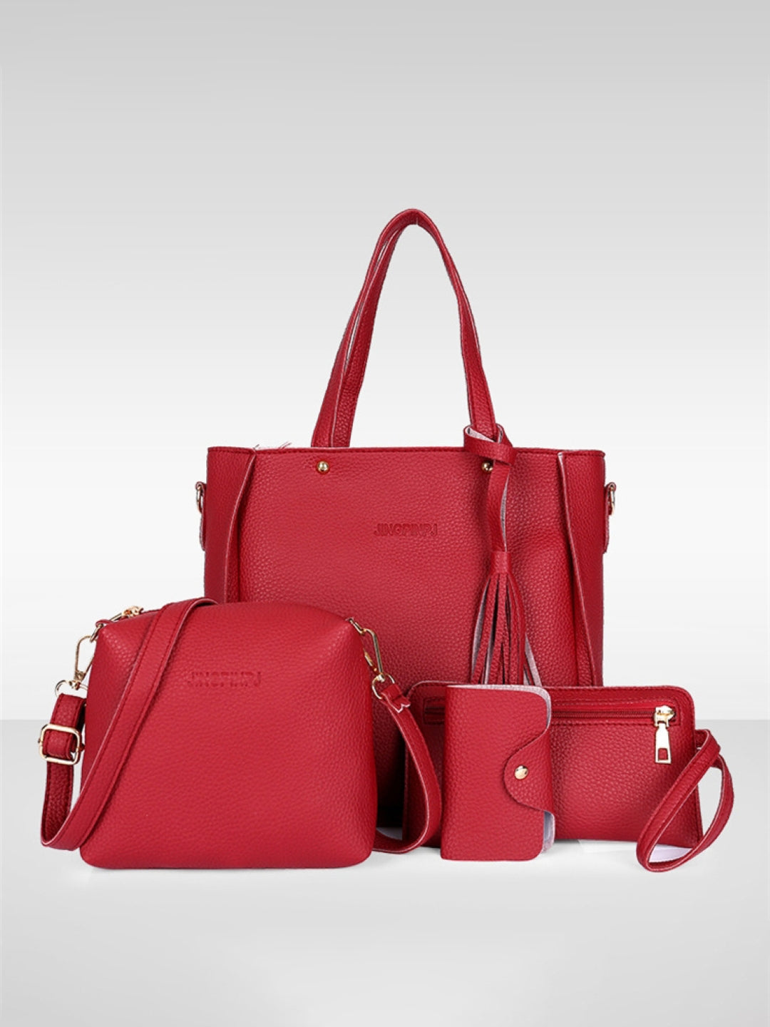 Combo of 4 PU Structured Shoulder Bag