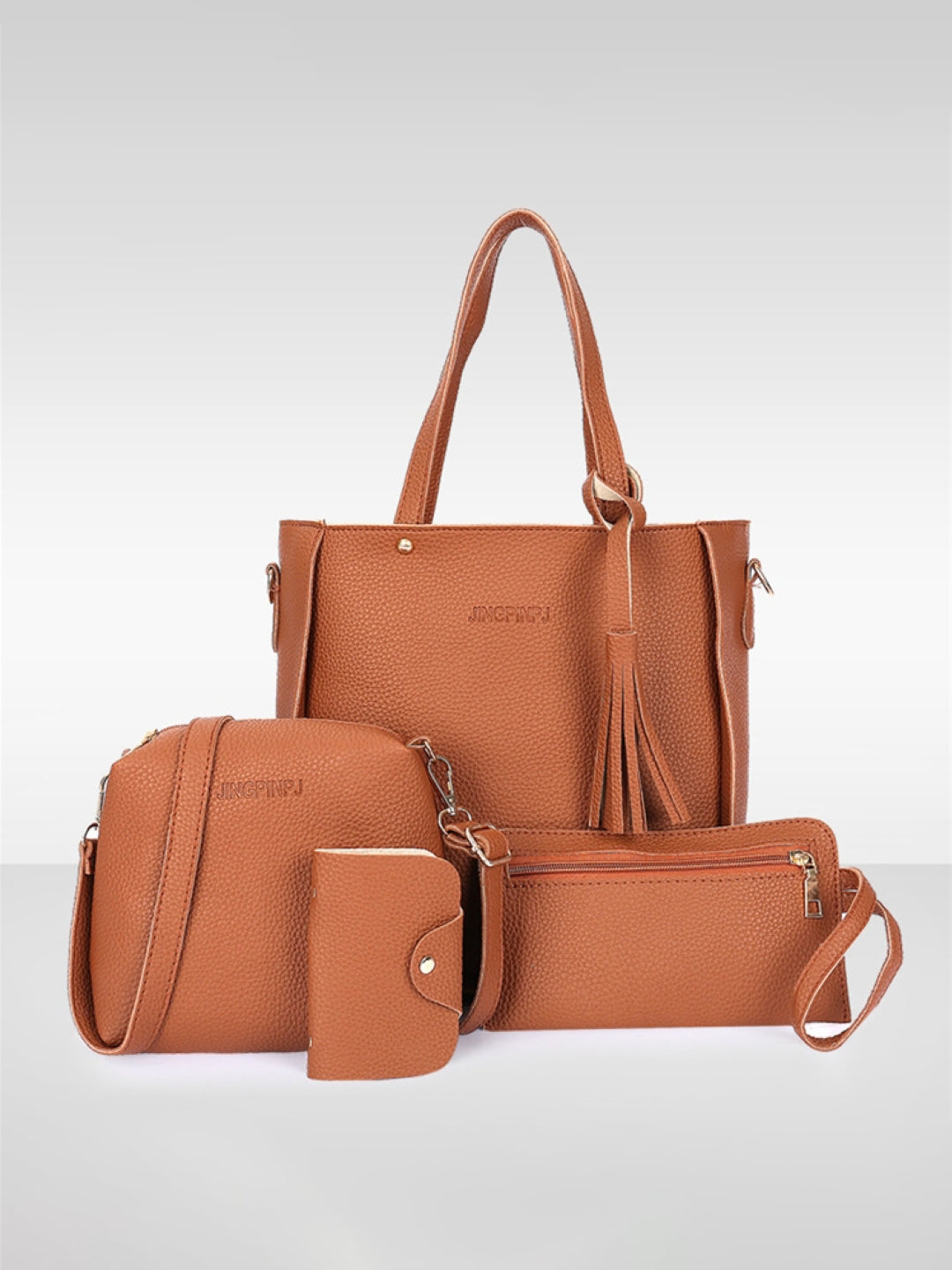 Combo of 4 PU Structured Shoulder Bag