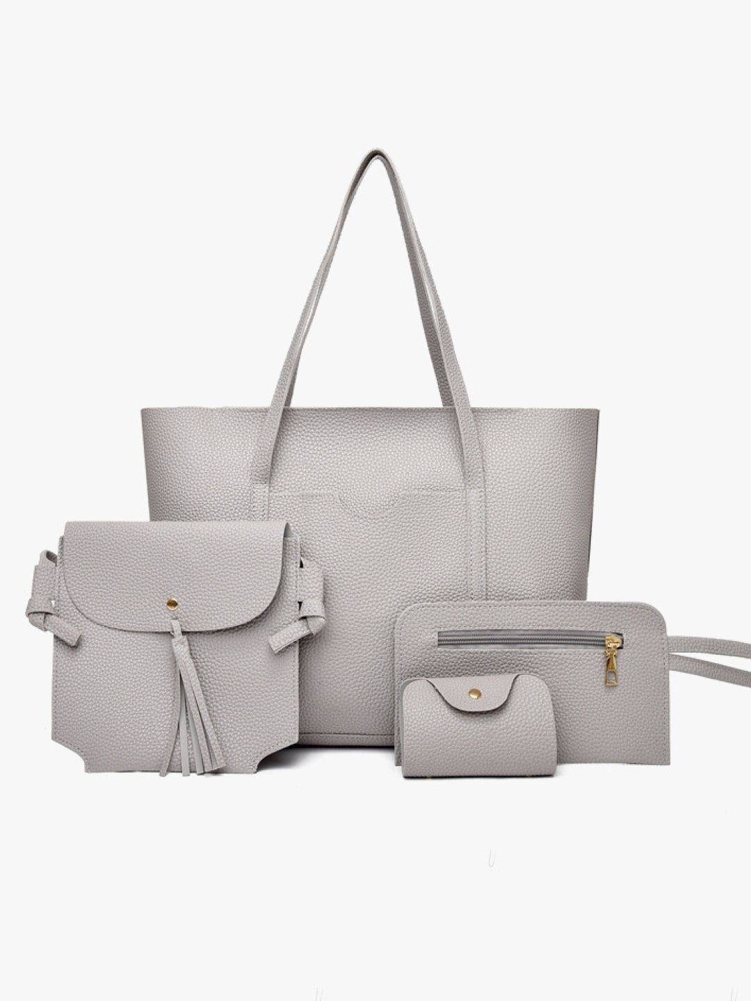 Combo of 4 PU Structured Shoulder Bag