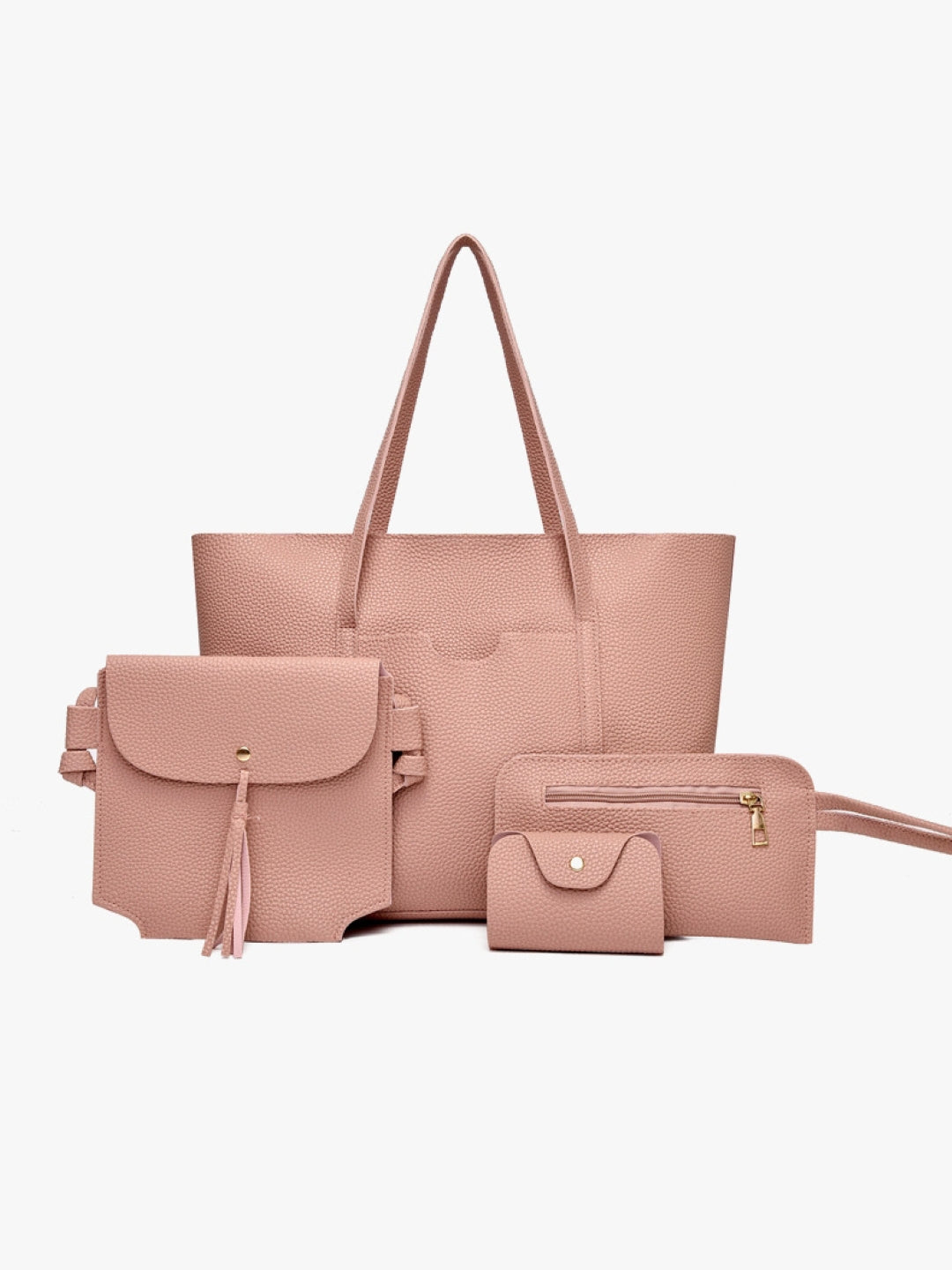 Combo of 4 PU Structured Shoulder Bag