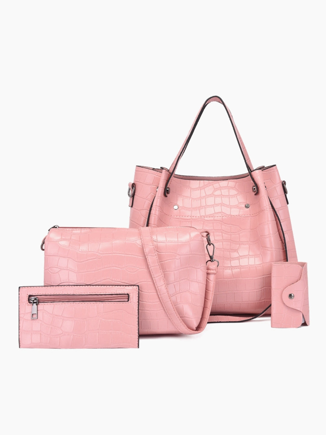 Combo of 4 PU Structured Shoulder Bag