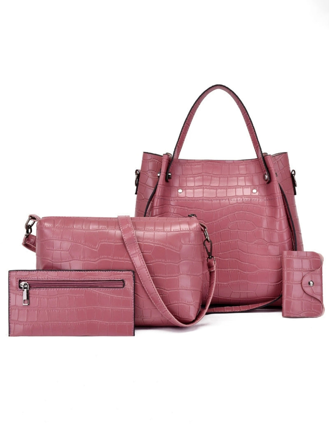 Combo of 4 PU Structured Shoulder Bag