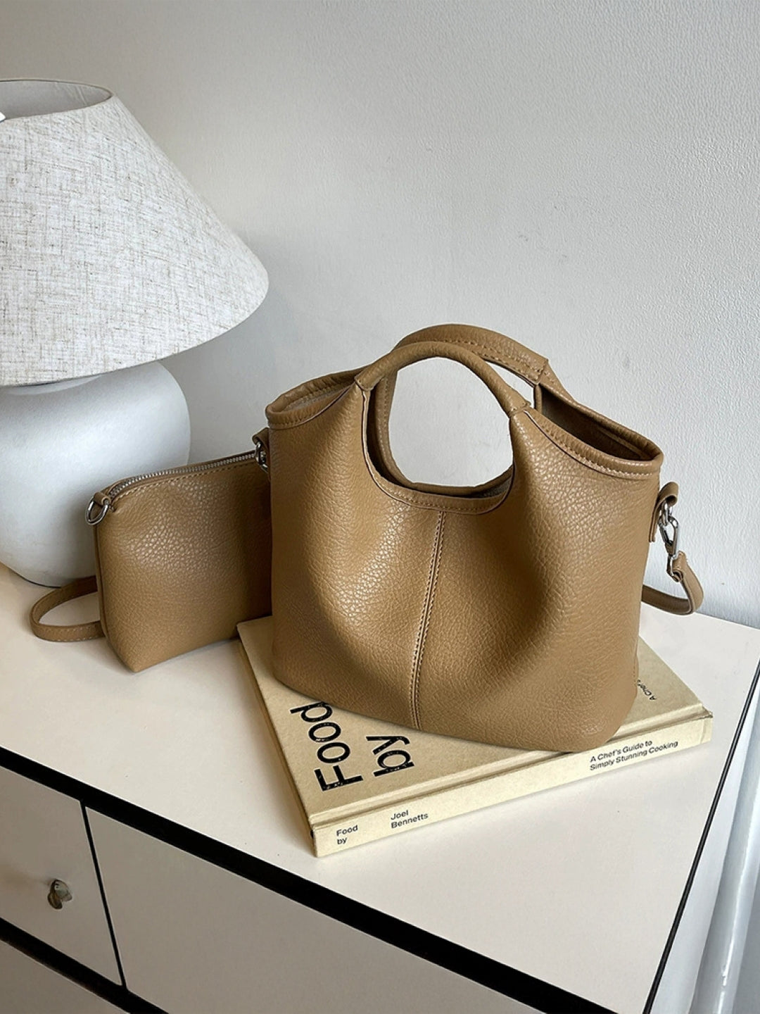 Combo of 2 PU Structured Shoulder Bag