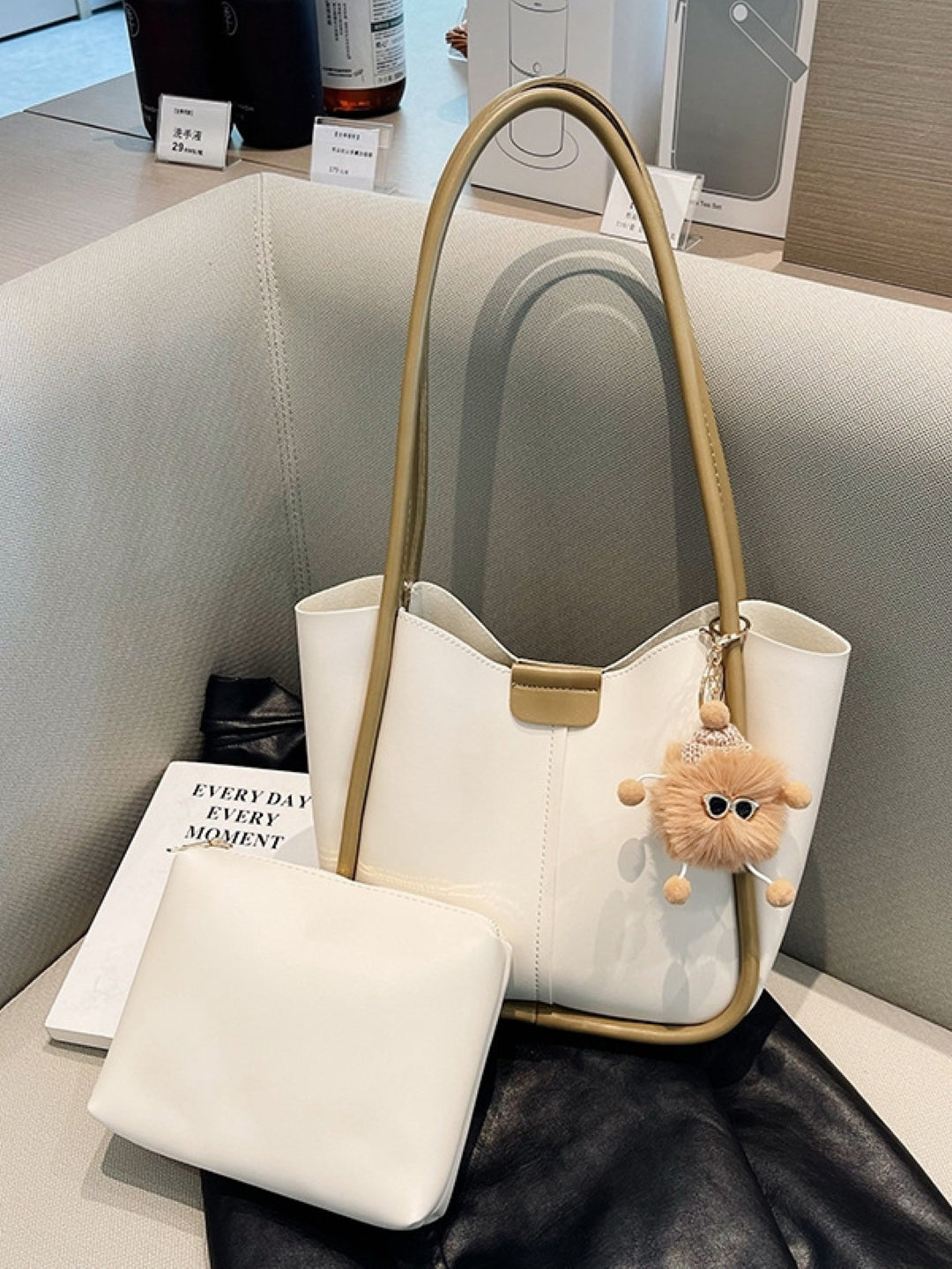 Combo of 2 PU Structured Shoulder Bag