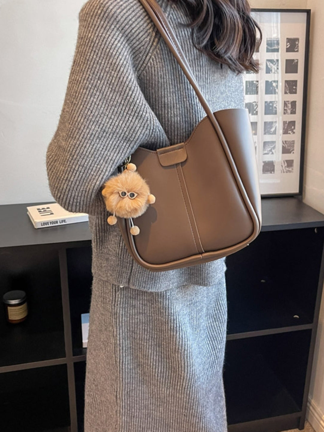 Combo of 2 PU Structured Shoulder Bag