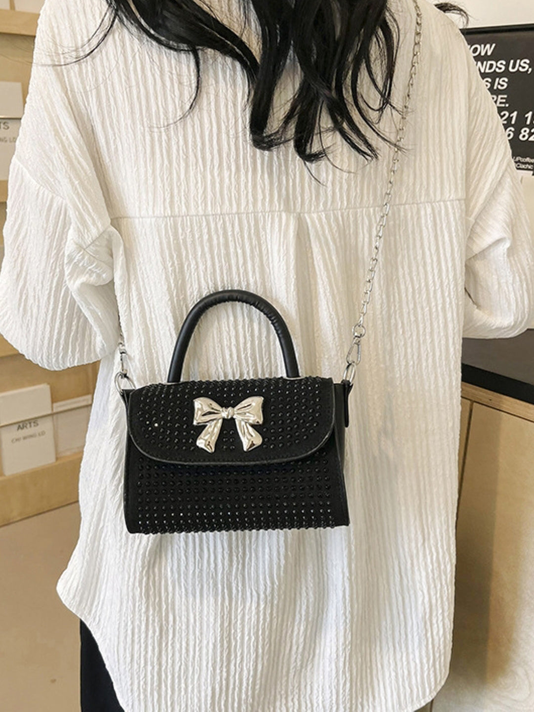 PU Structured Sling Bag
