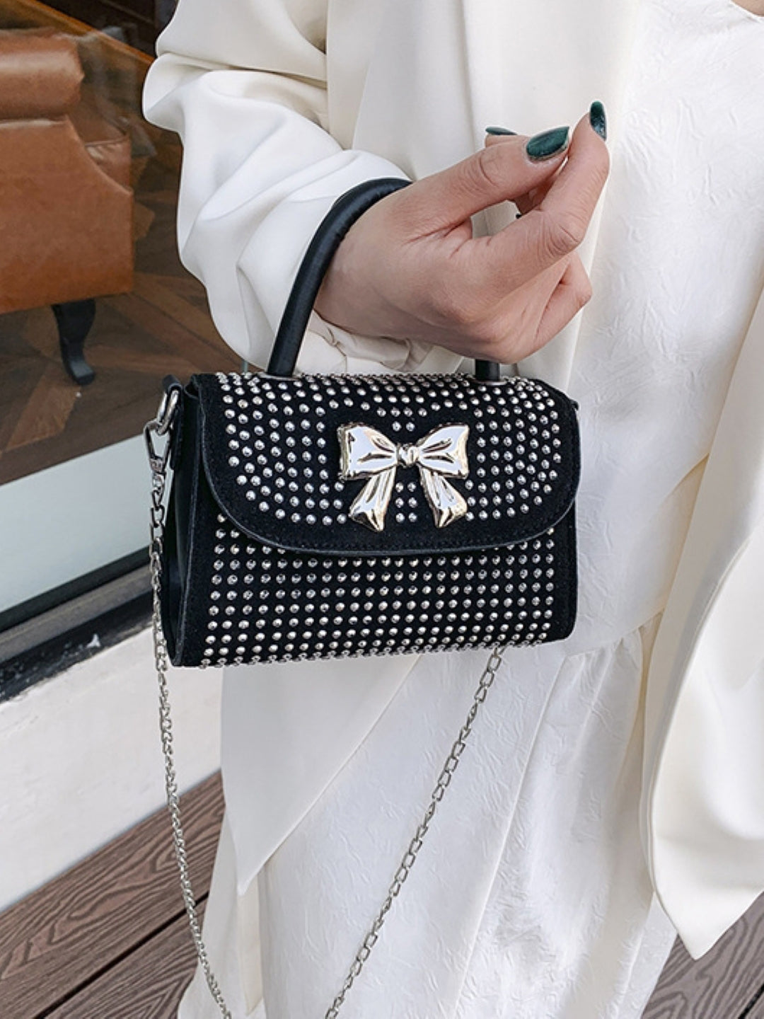 PU Structured Sling Bag