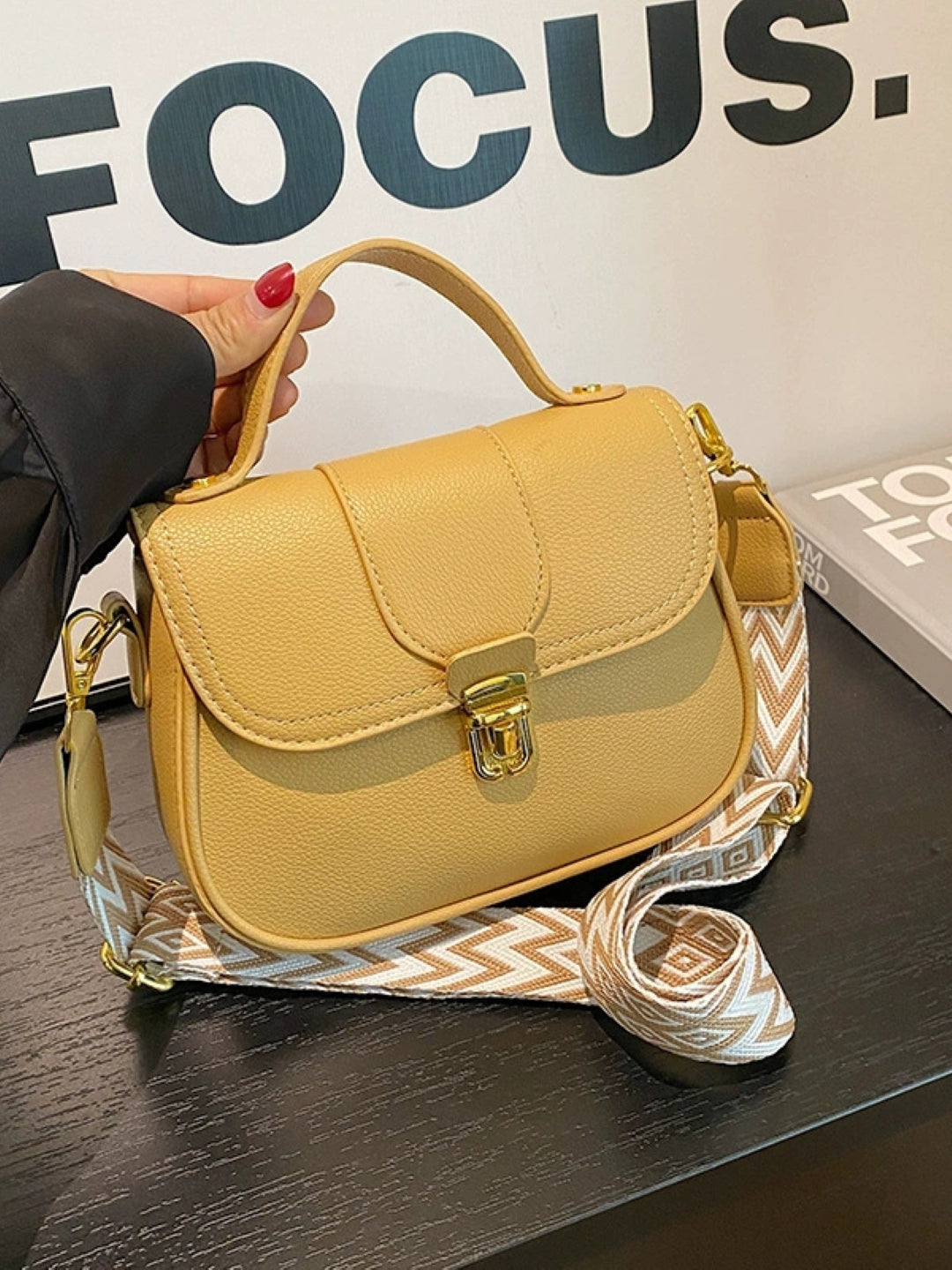 PU Structured Handheld Bag
