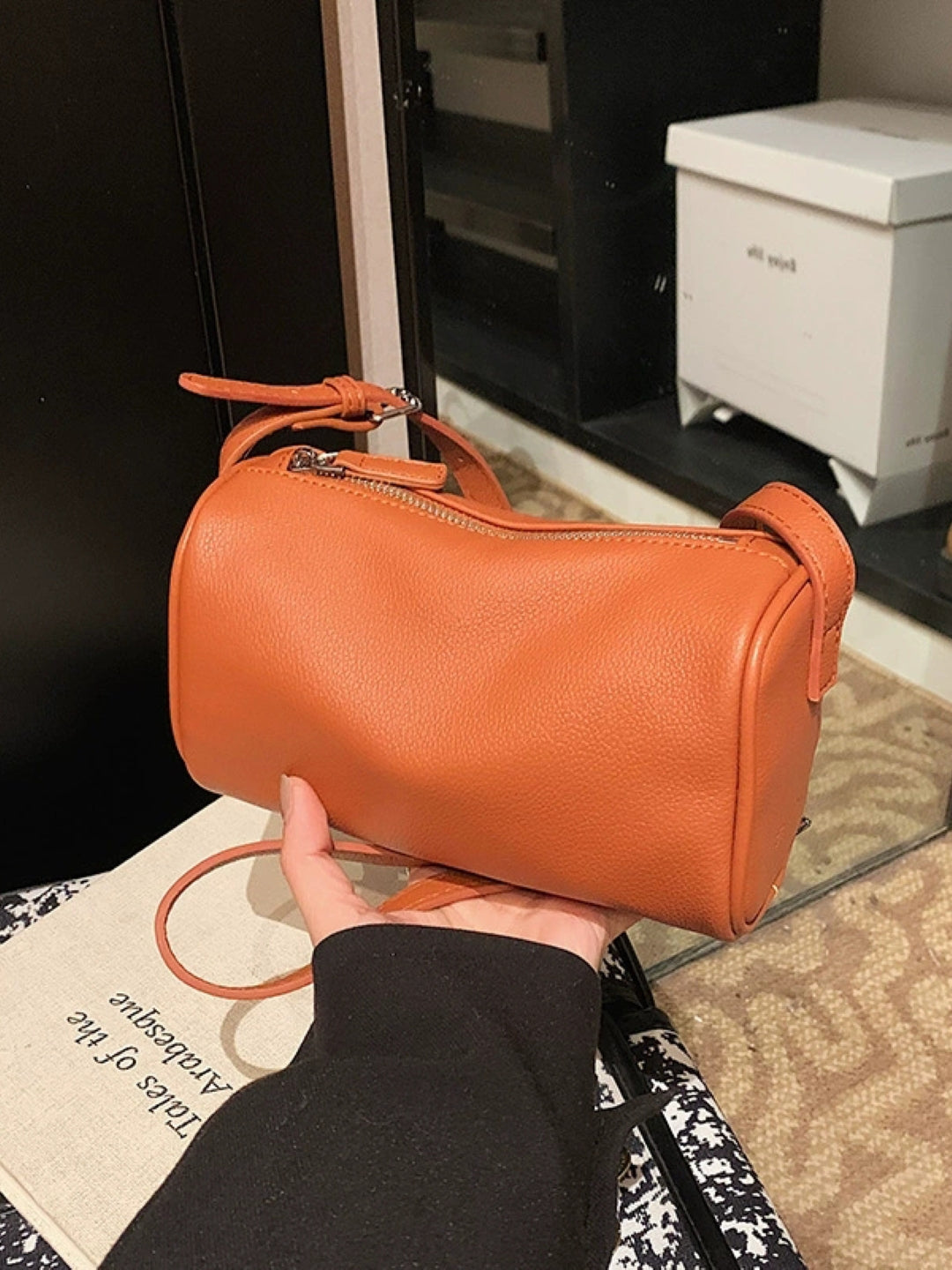 PU Structured Sling Bag