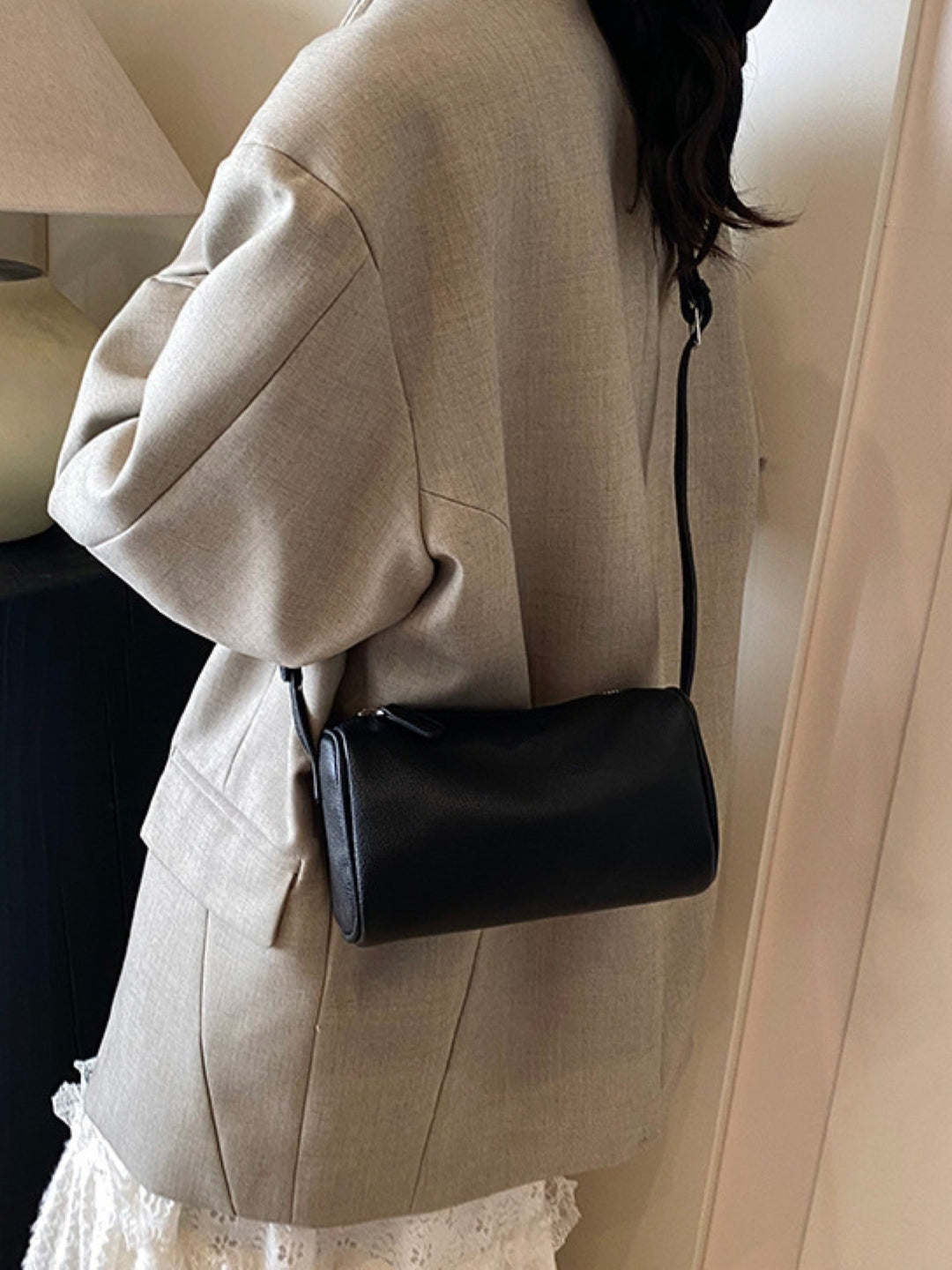 PU Structured Sling Bag