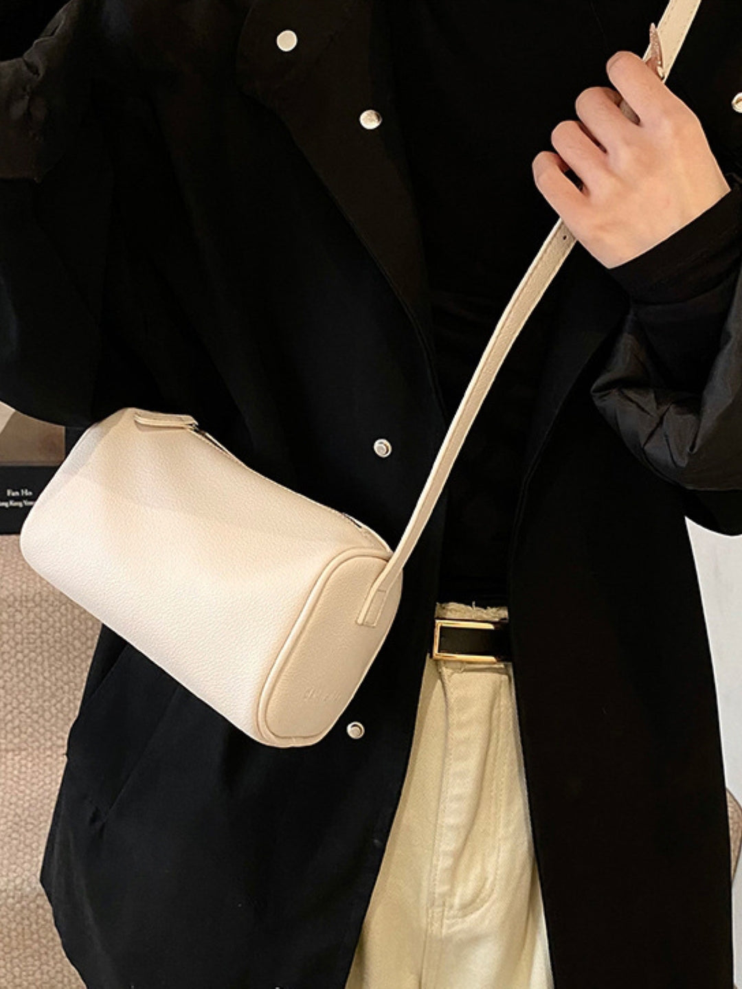 PU Structured Sling Bag