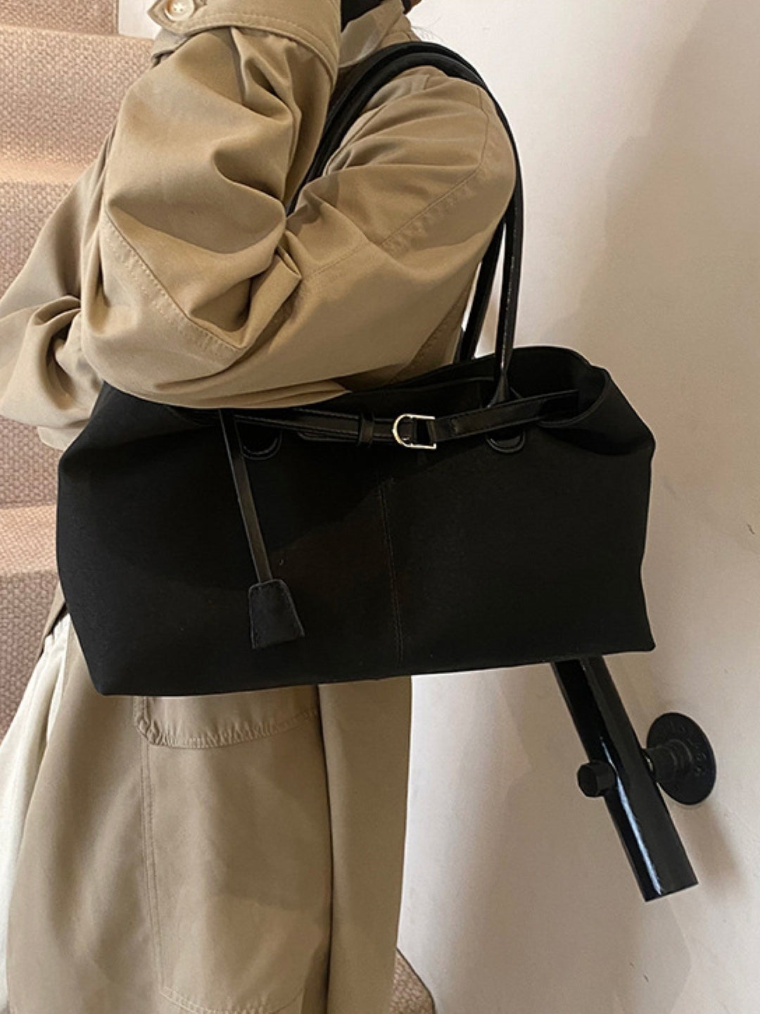 PU Structured Handheld Bag