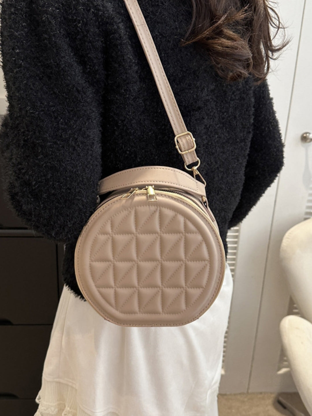PU Structured Sling Bag