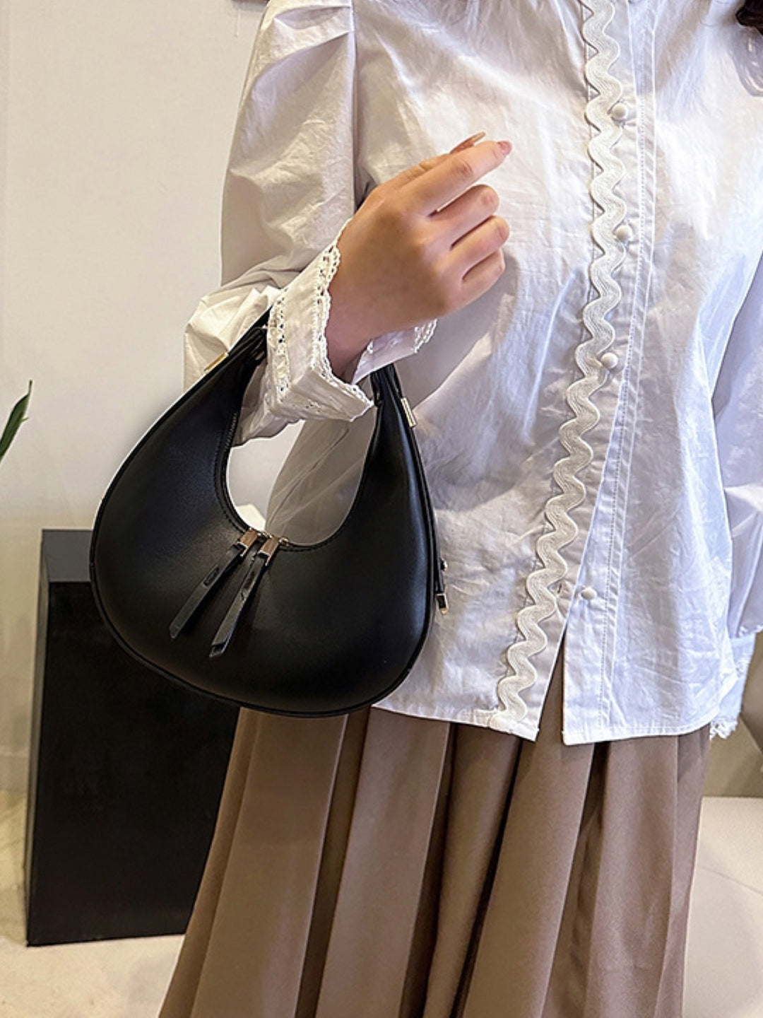 PU Structured Handheld Bag