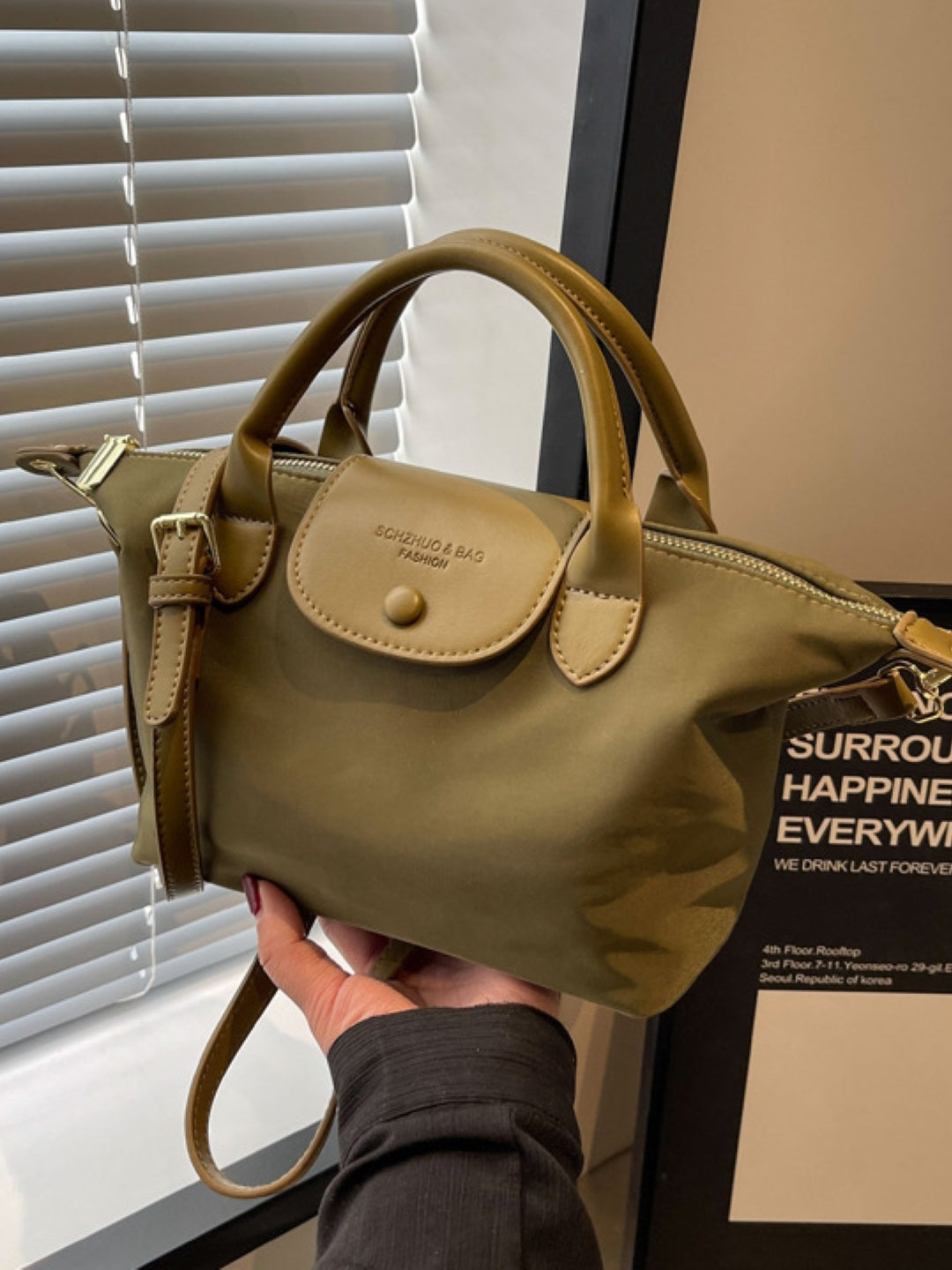 PU Structured Handheld Bag