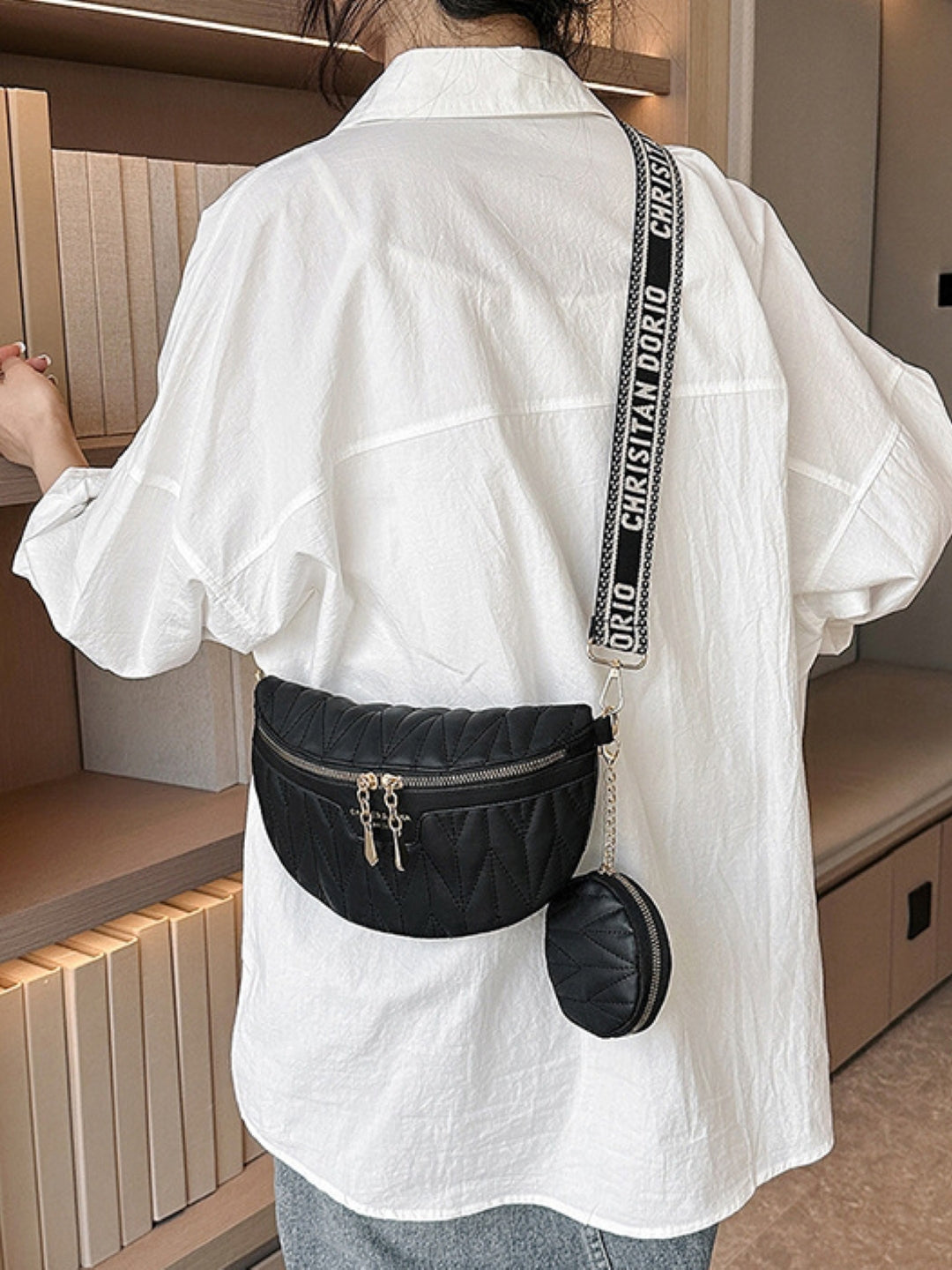 Combo of 2 PU Structured Sling Bag