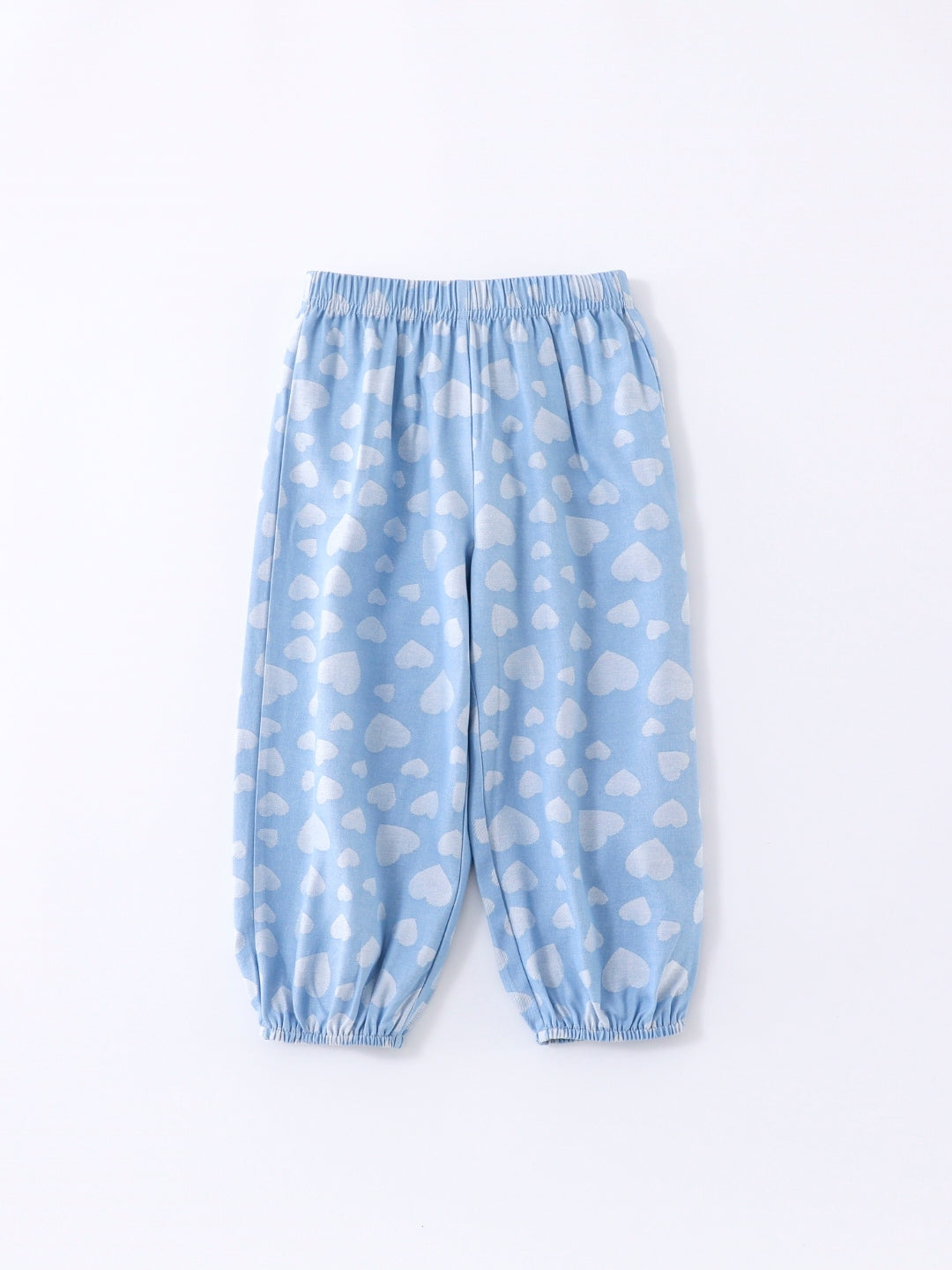 Blue Printed Regular Fit Mid-Rise Slip-On Viscose Rayon Trouser