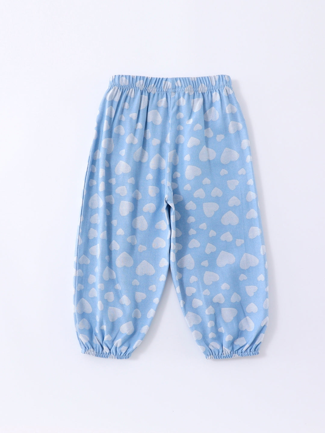 Blue Printed Regular Fit Mid-Rise Slip-On Viscose Rayon Trouser