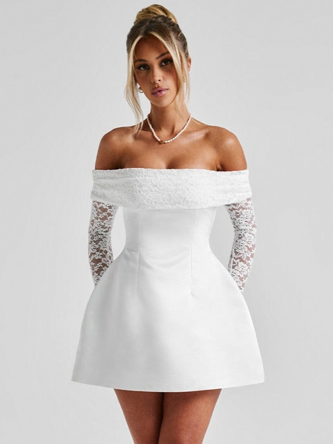 Classic White Midi Skirt