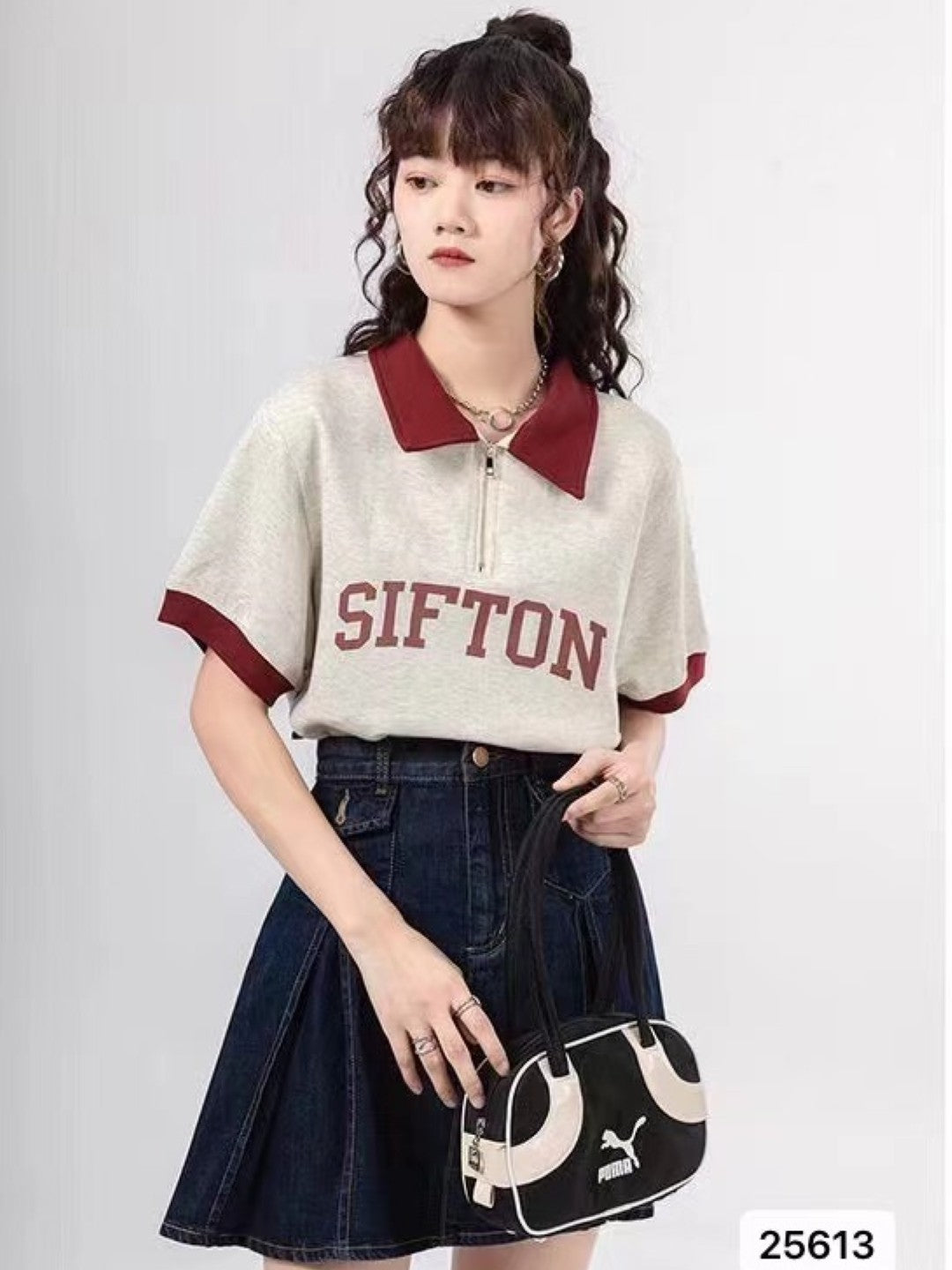 Cream Shirt Collar Short Sleeves Typography Regular Sleeves Viscose Rayon Top