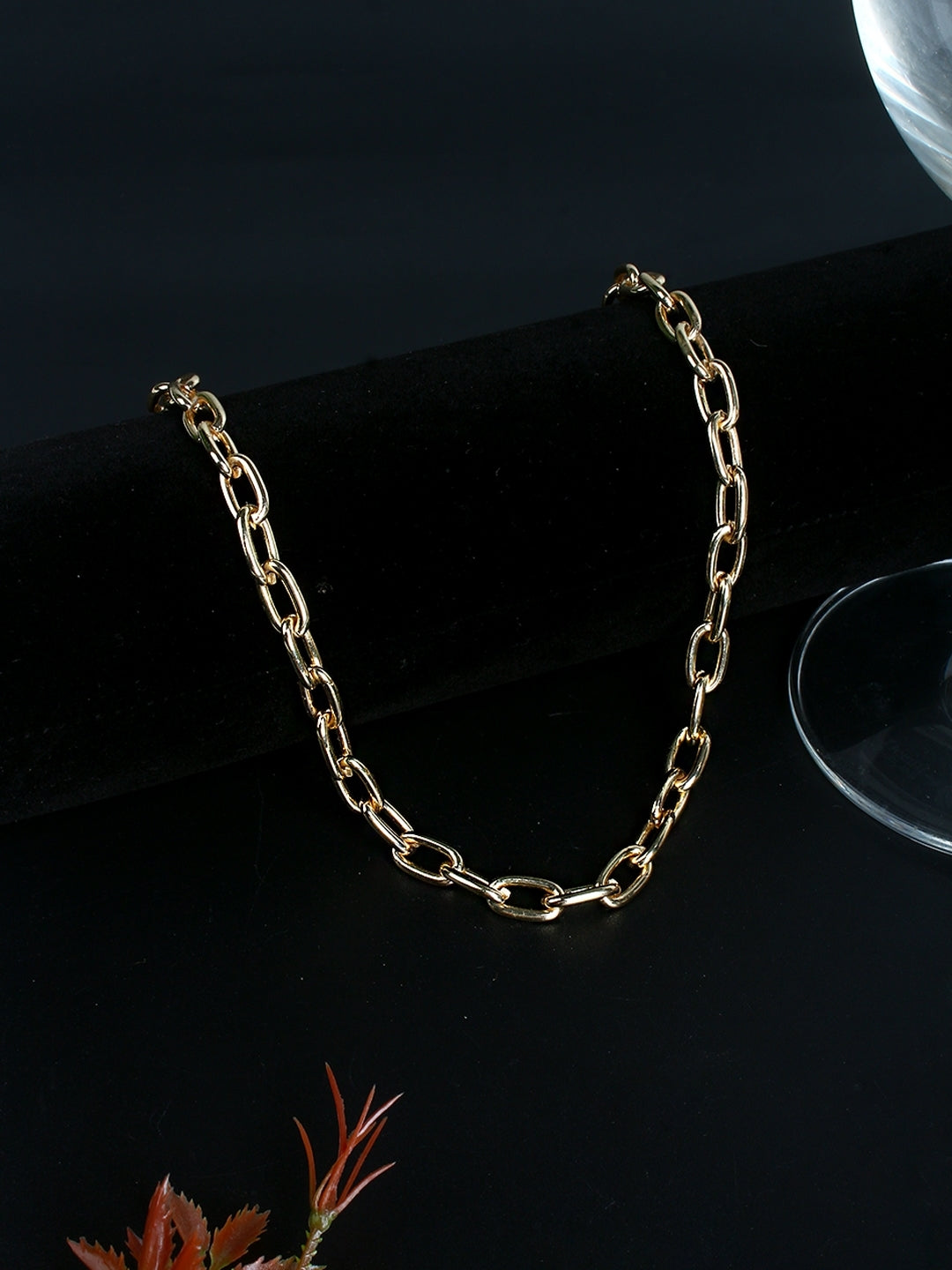 Gold-Plated Gold Minimal Handcrafted Necklace