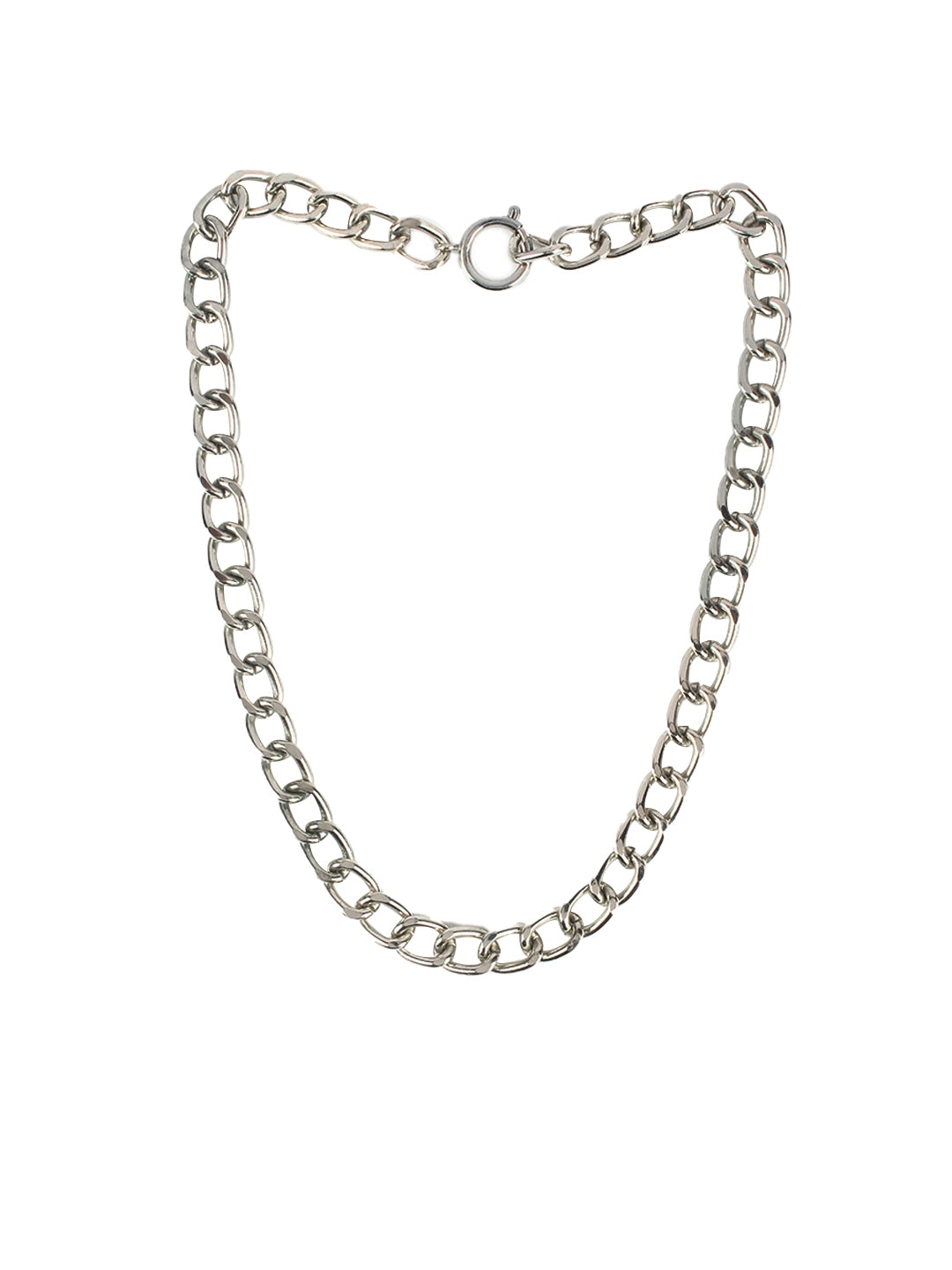 Silver-Plated Silver Minimal Handcrafted Necklace