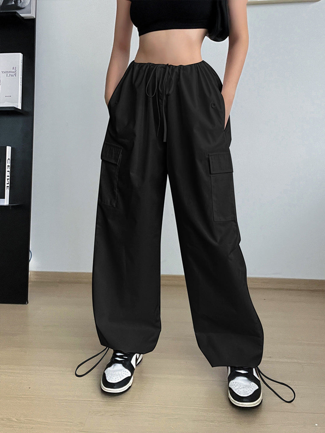 Black Baggy Trousers