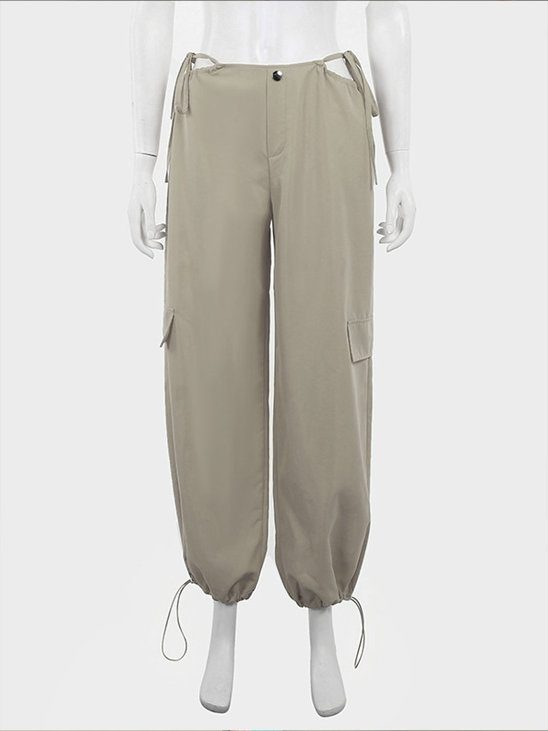 Grey Cargo Trousers