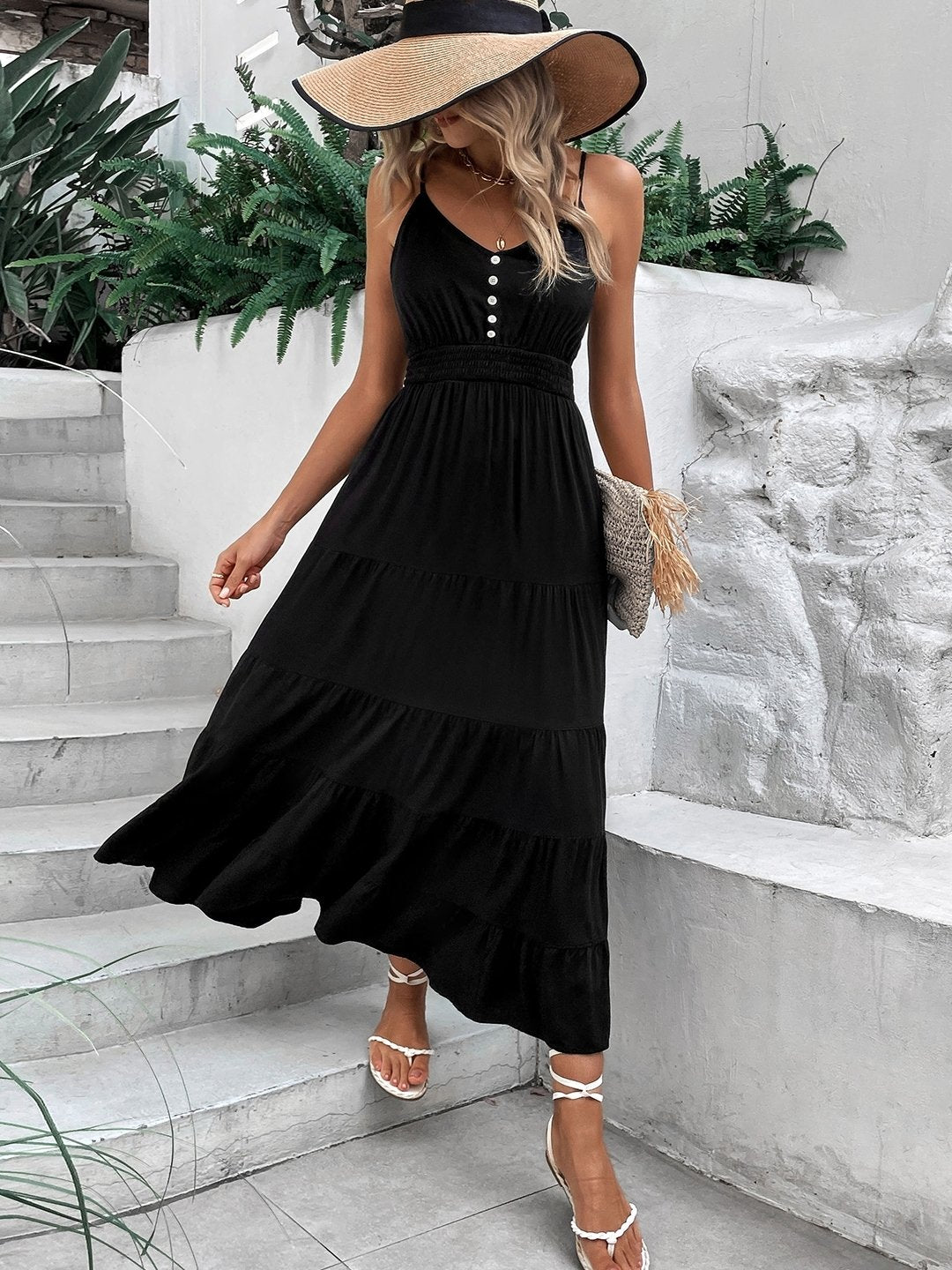 Black Viscose Dress