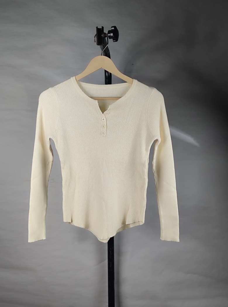 V-NECK STRIPPED CARDIGAN FOR WOMEN