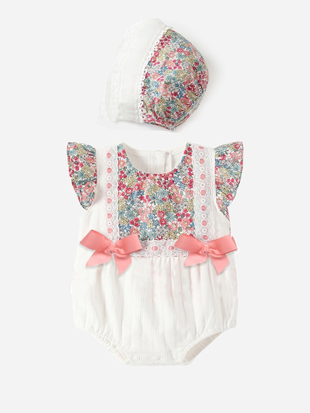 Pink Cotton Kids Romper