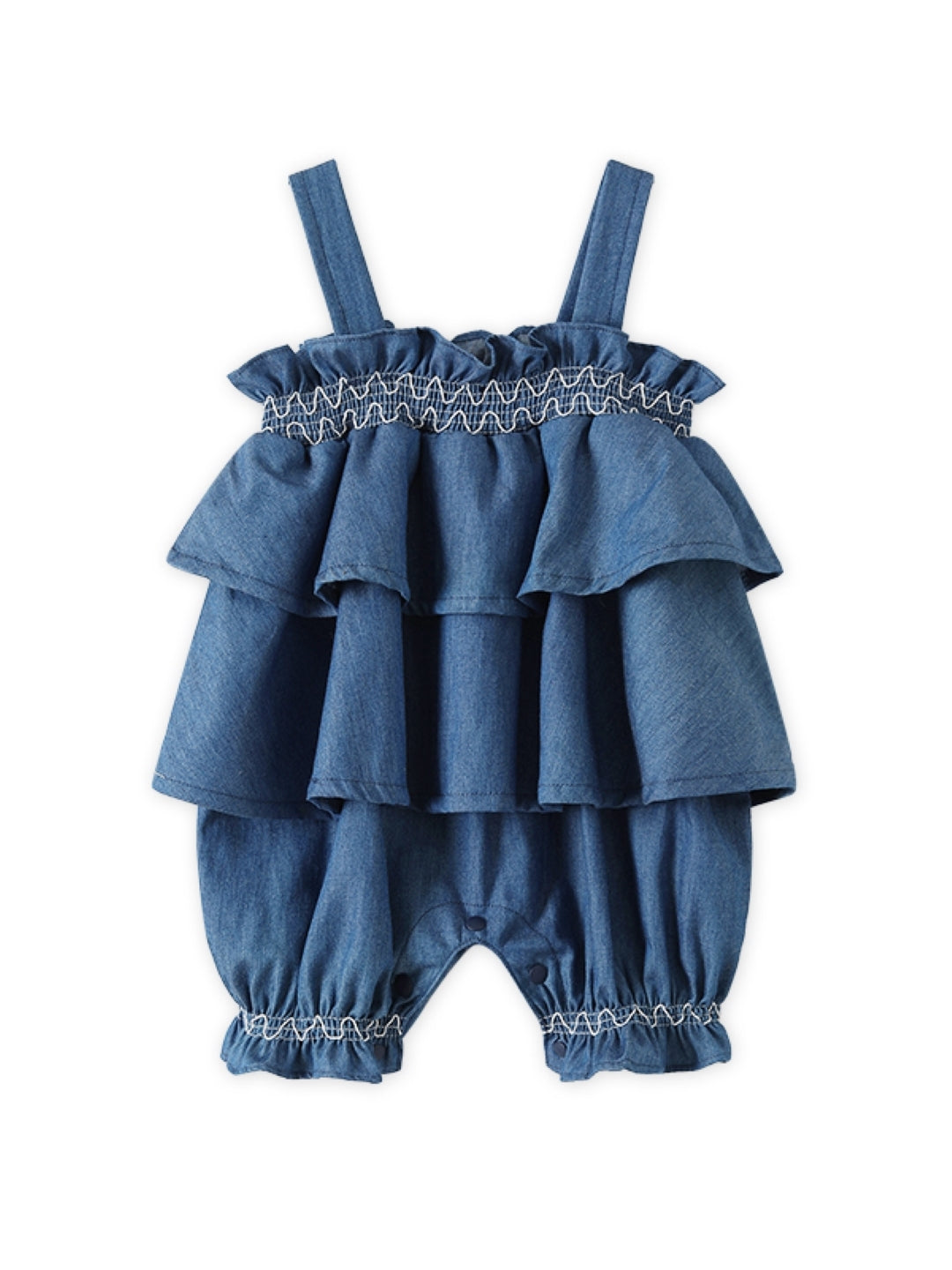 Blue Cotton Kids Romper