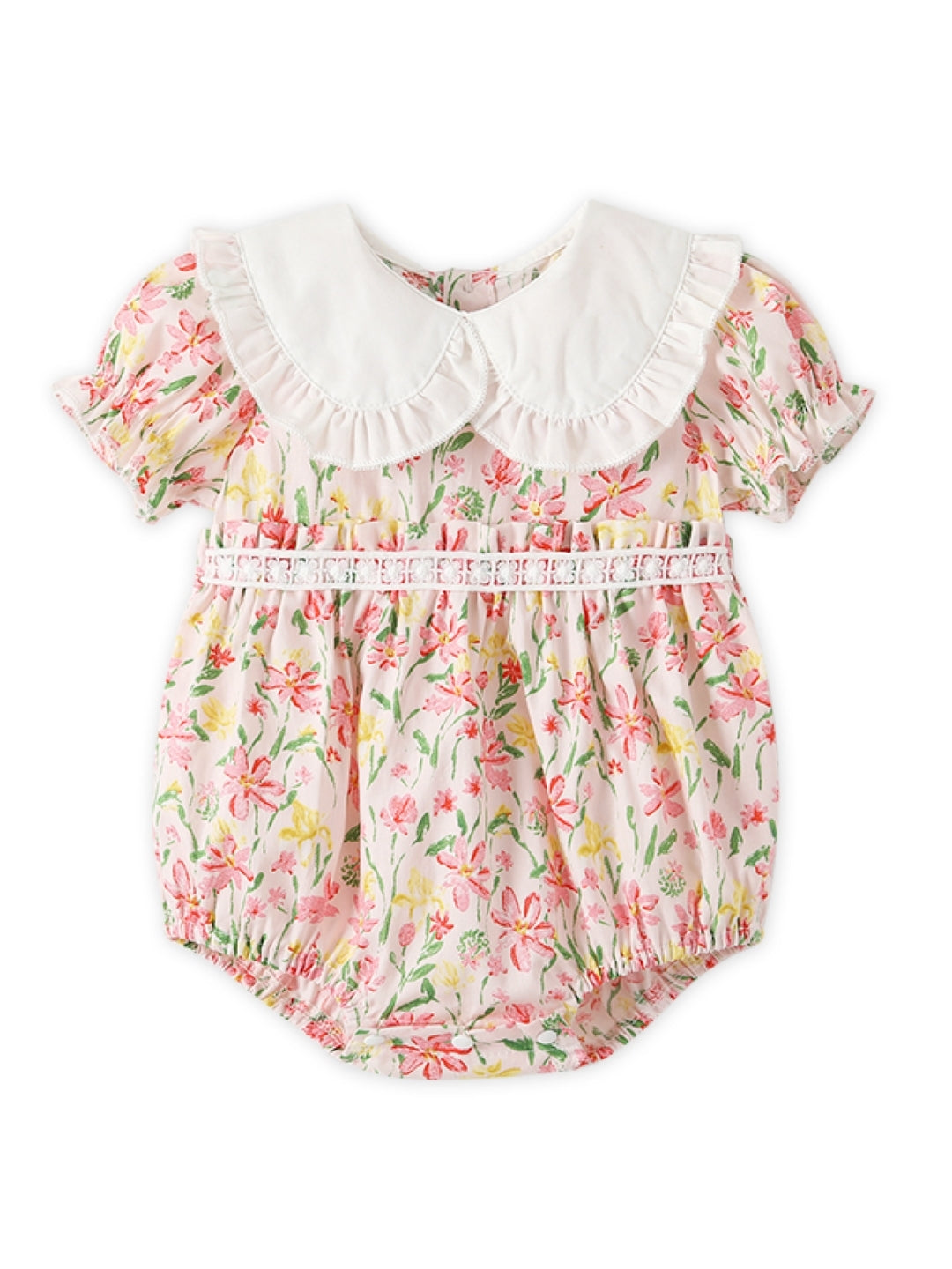 Pink Cotton Kids Romper