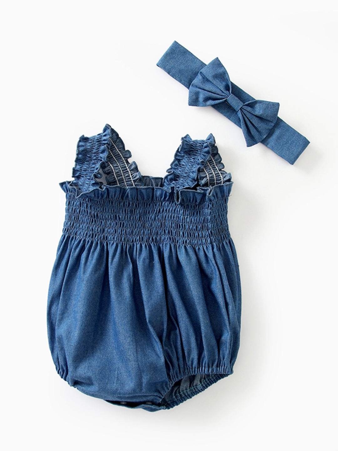 Blue Cotton Kids Romper