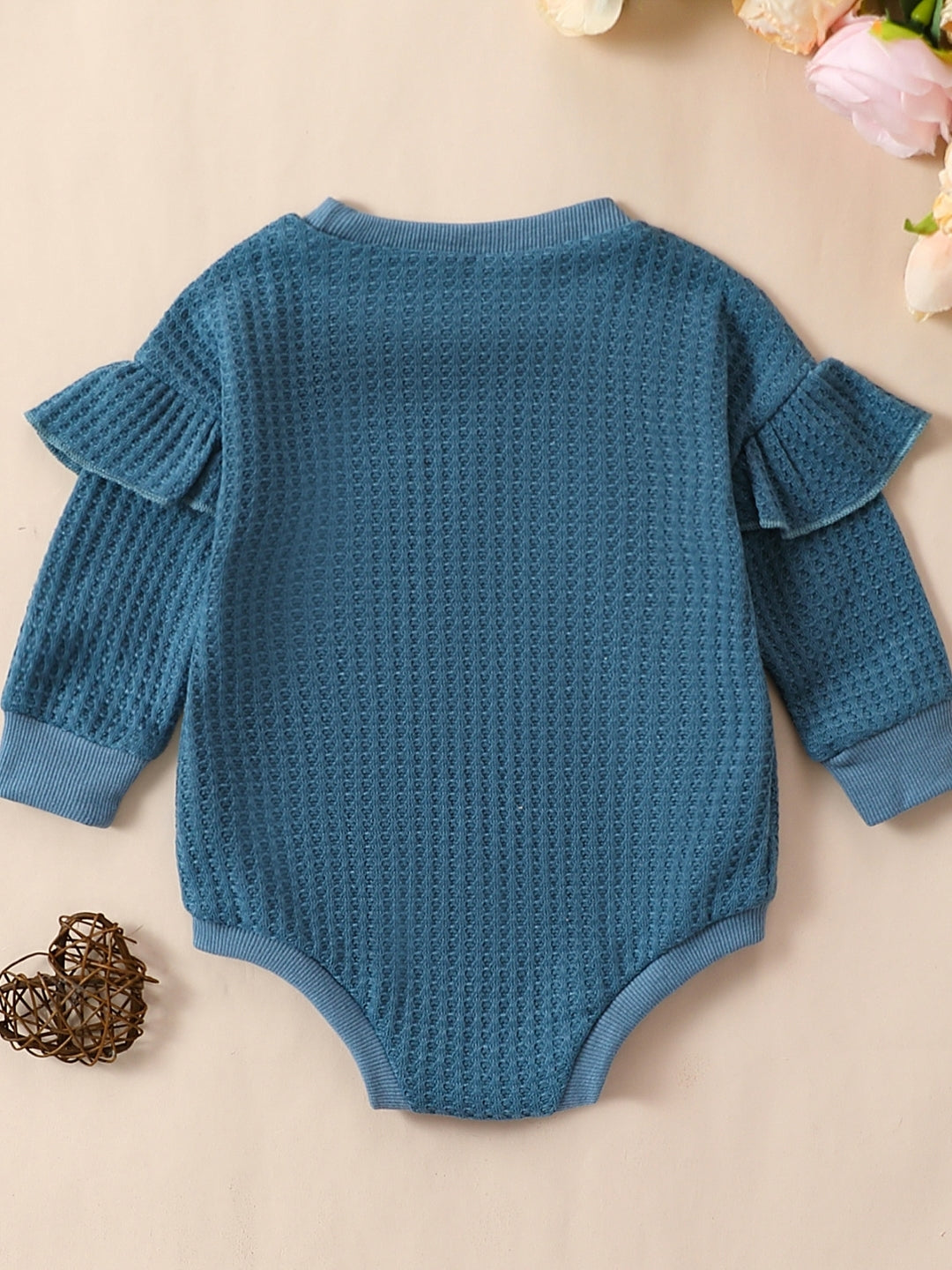 Blue Regular Cotton Rompers