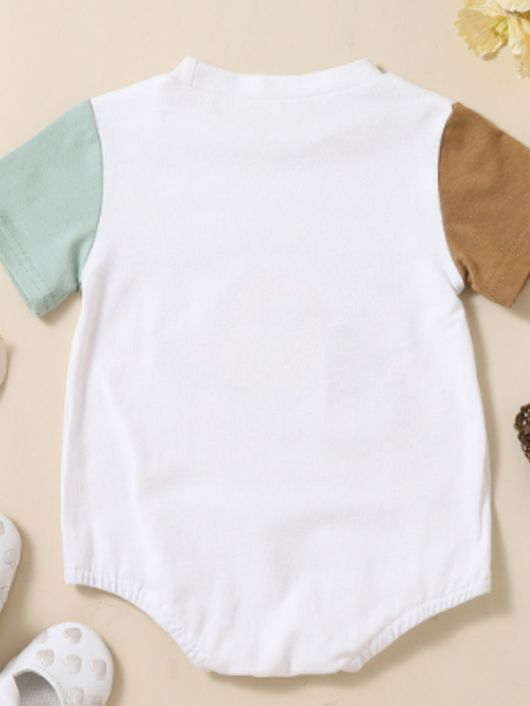 Brown Regular Cotton Rompers