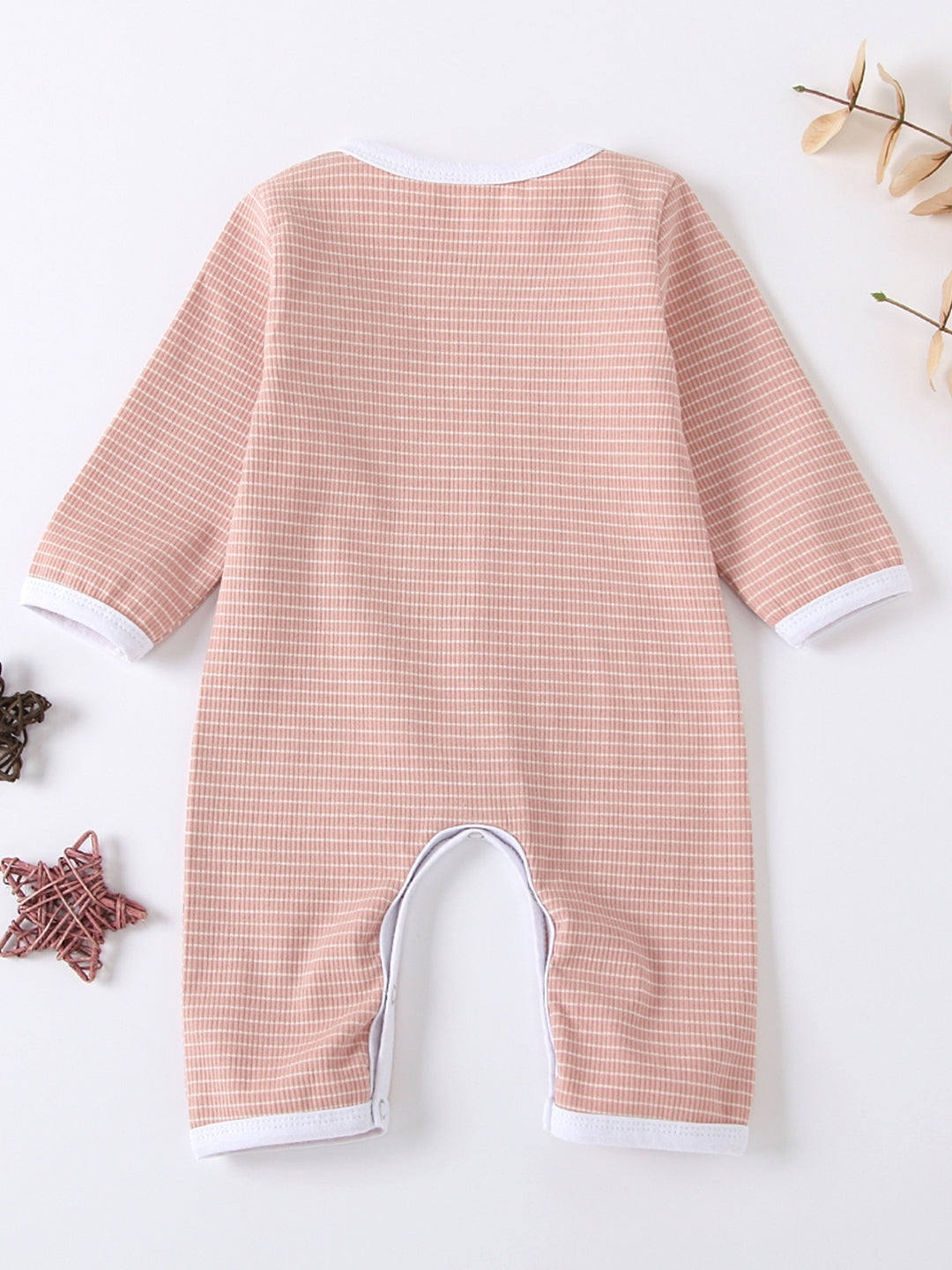 Pink Regular Cotton Rompers